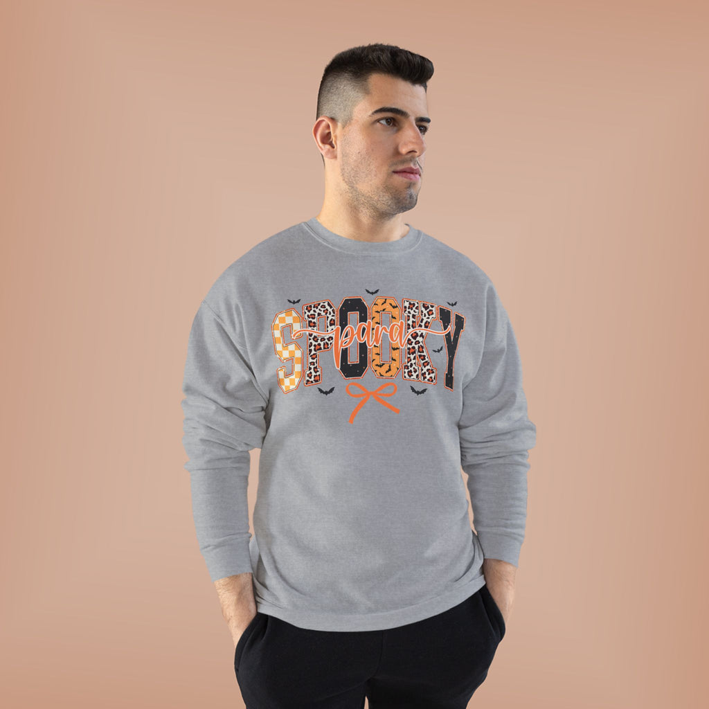 Spooky Leopard Halloween Crewneck Sweatshirt