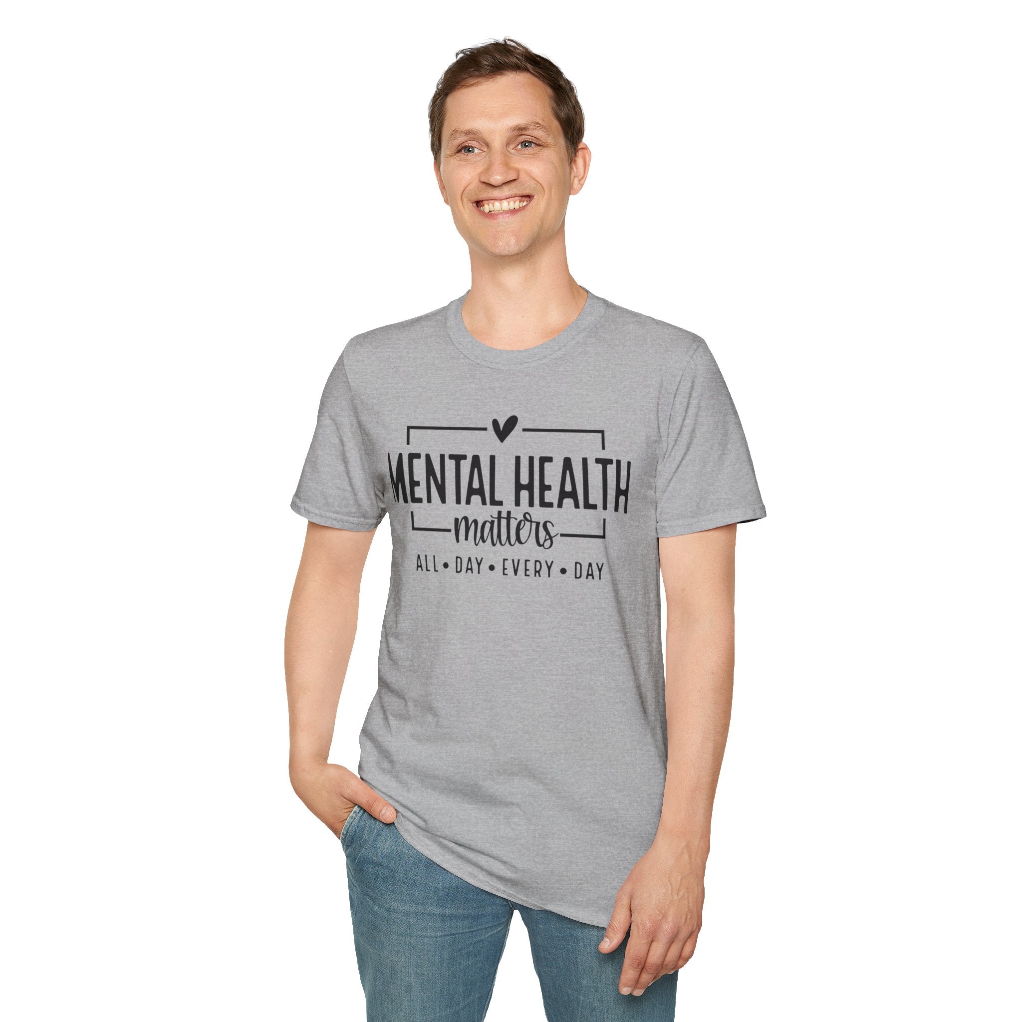 Mental Health Matters T‑Shirt — All Day Every Day Awareness Tee
