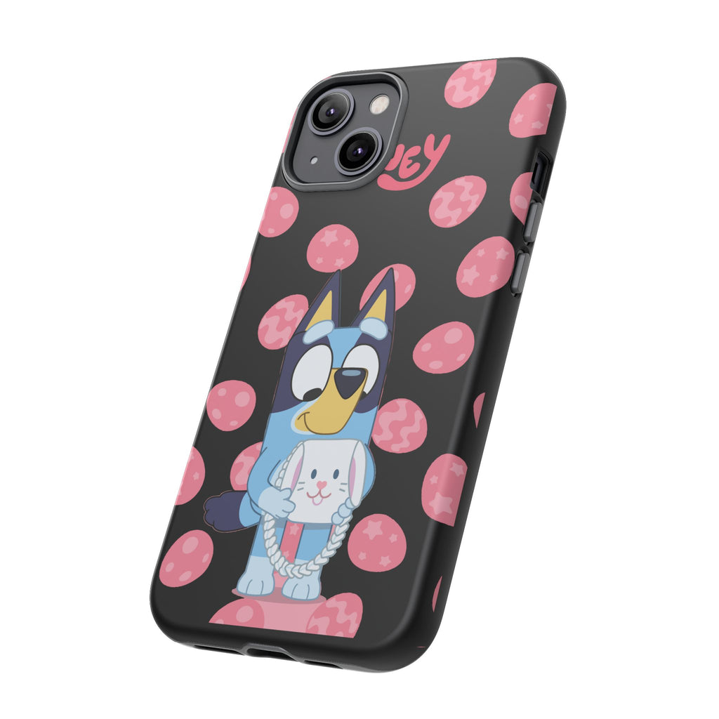 Bluey Holding Bunny phone case | Cute cartoon character phone case