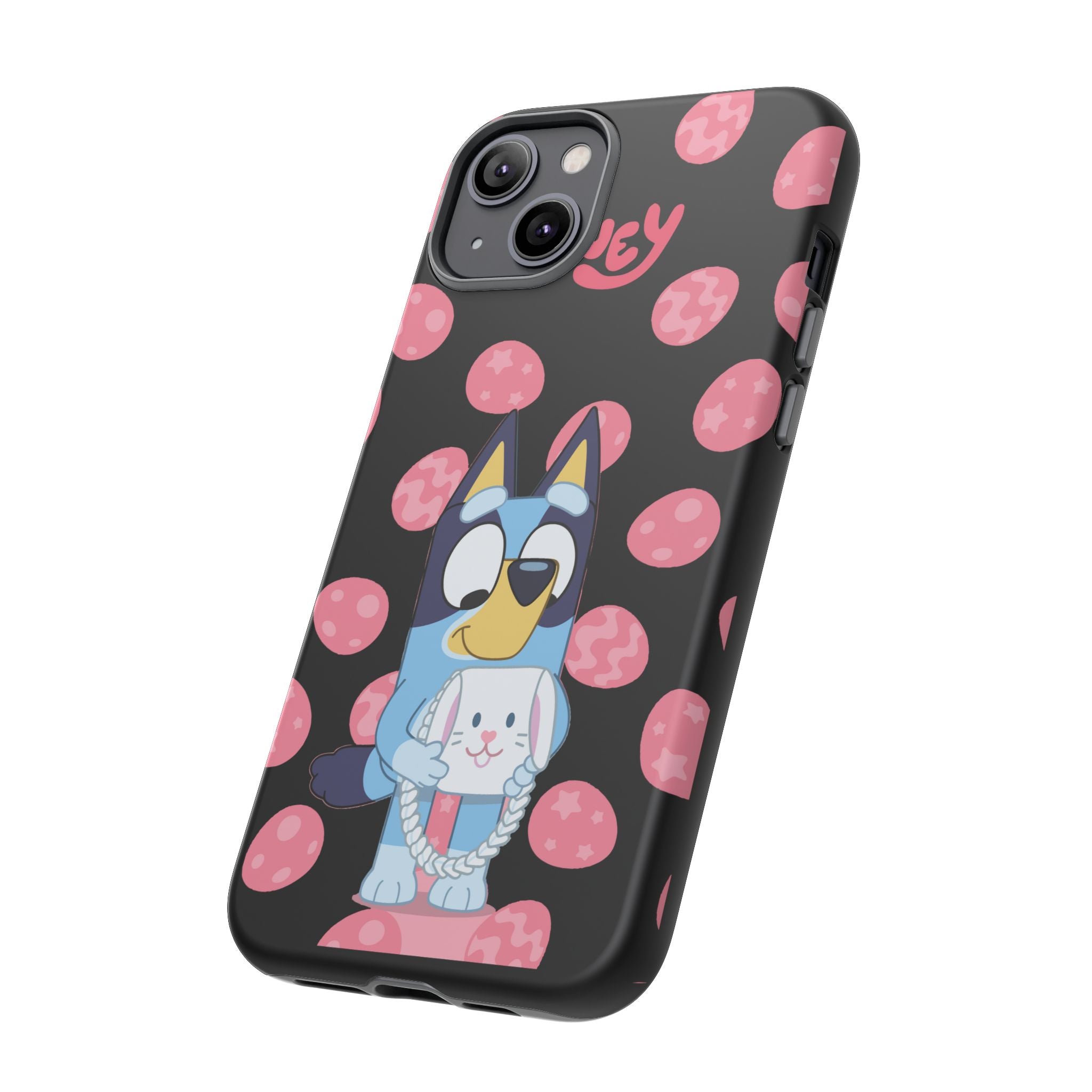 Bluey Holding Bunny phone case | Cute cartoon character phone case