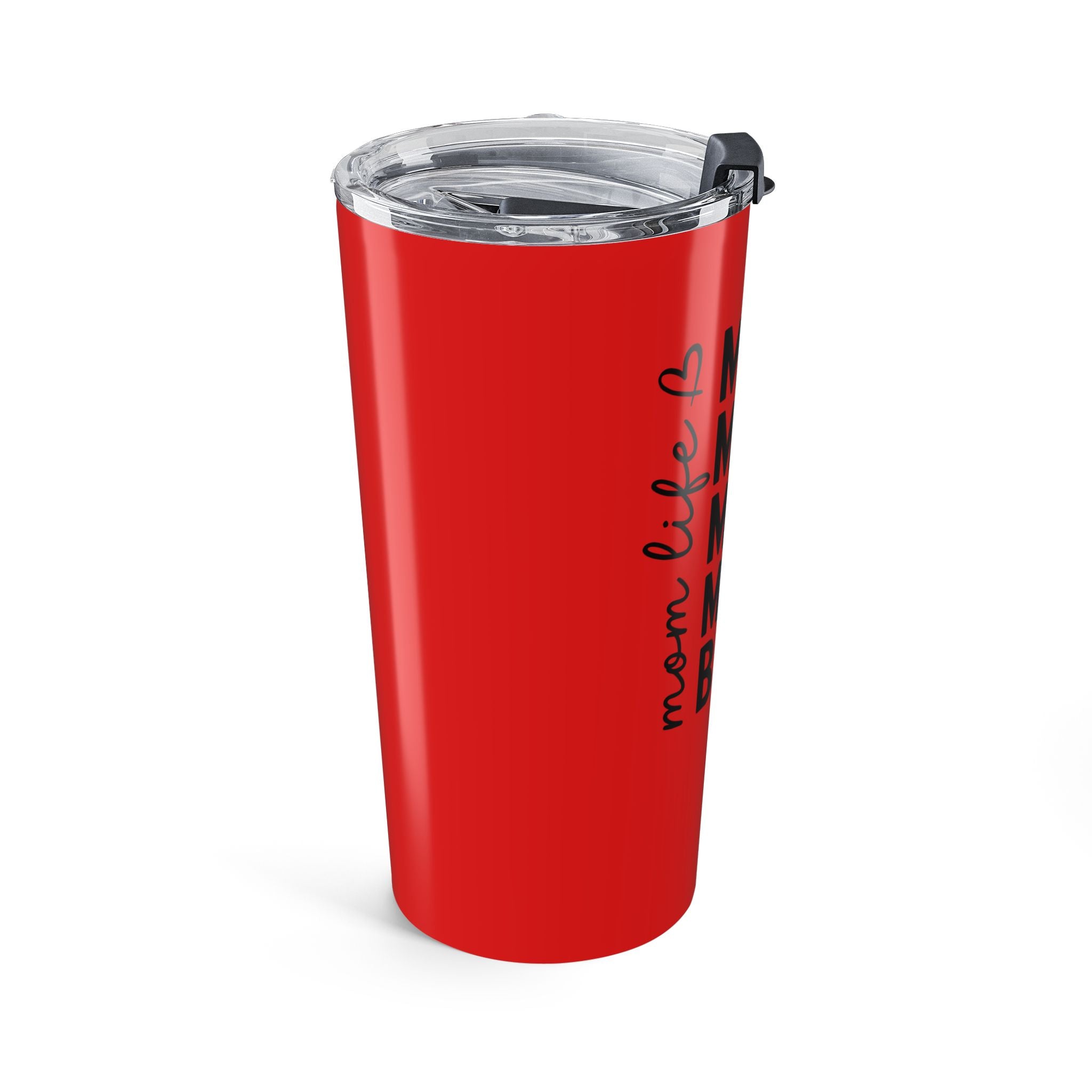 Mommy Bruh 20oz Travel Tumbler – Funny Red Insulated Mom Coffee Cup