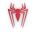 Spider Emblem Shaped Pillow — Red Spider Logo Decorative Cushion