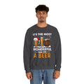 Christmas Beer Sweatshirt – "It's the Most Wonderful Time for a Beer" Holiday Crewneck