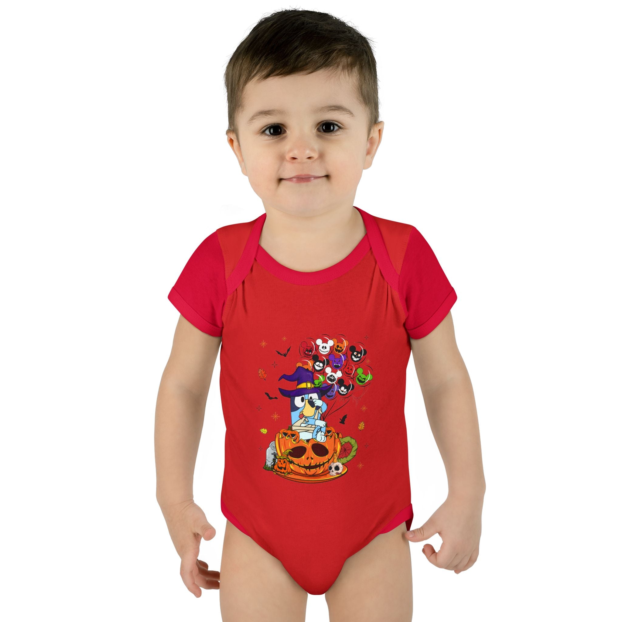 Infant Halloween Witch Pumpkin Bodysuit – Cute Baby Trick-or-Treat Costume