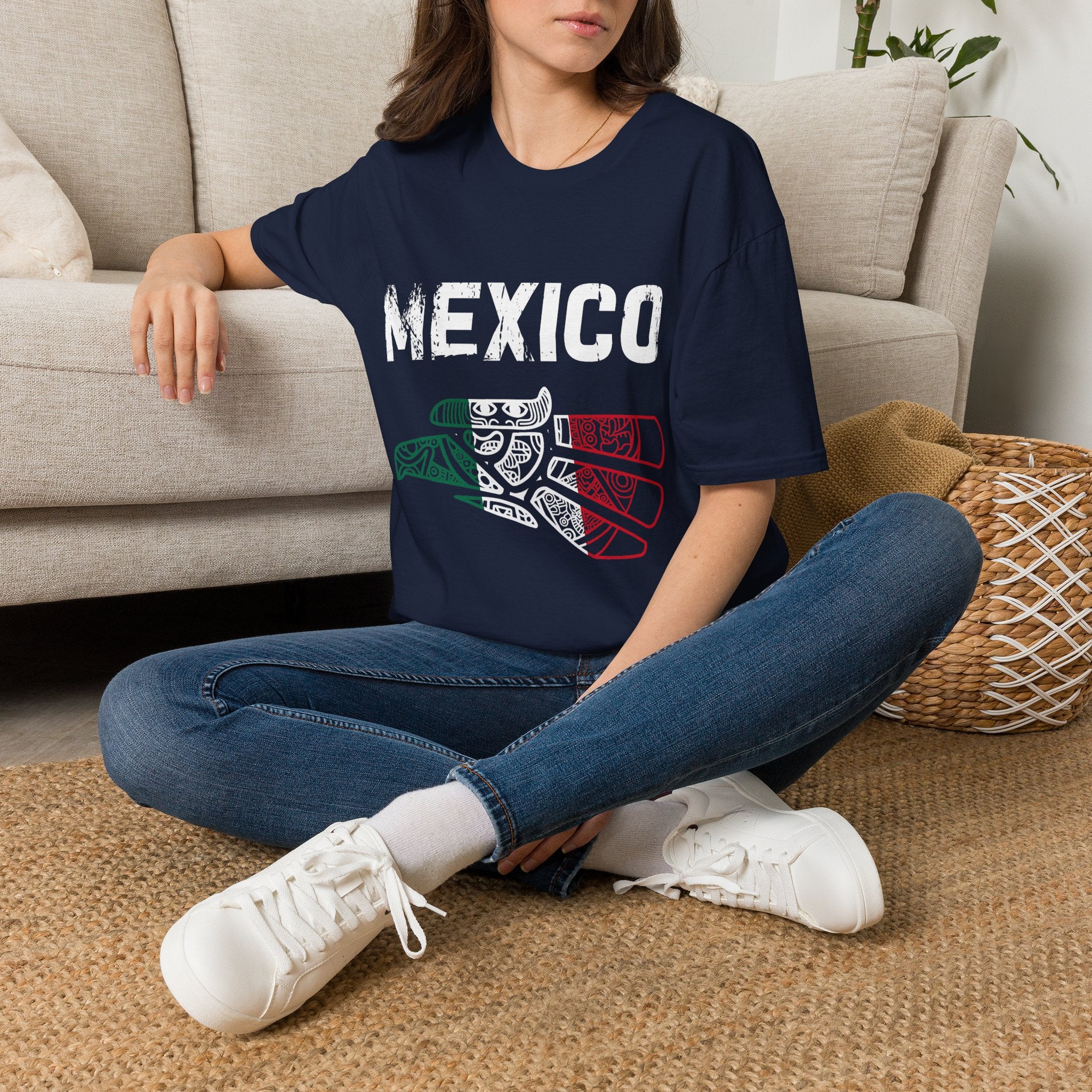 Mexico Flag Guitar T-Shirt — Mexican Pride Music Tee