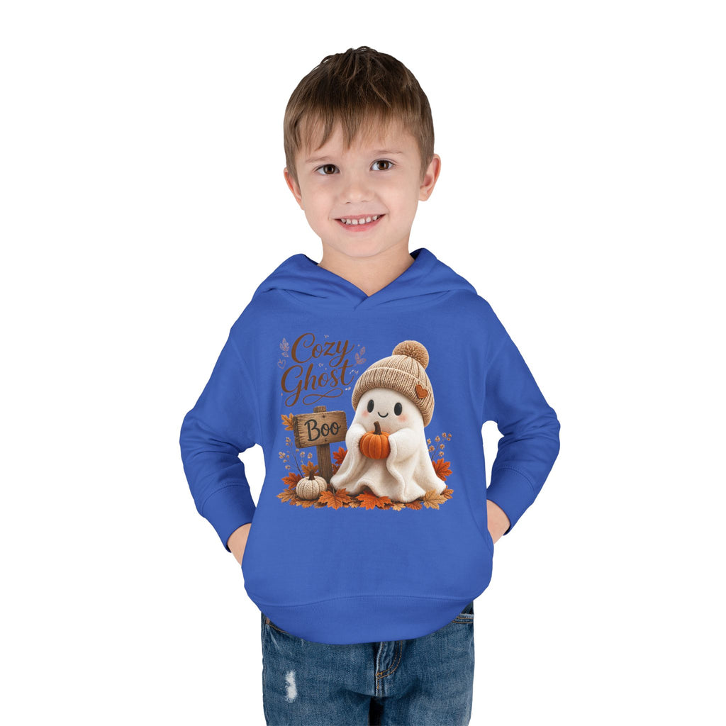 Toddler Hoodie – 'Cozy Ghost' Fall Halloween Pullover