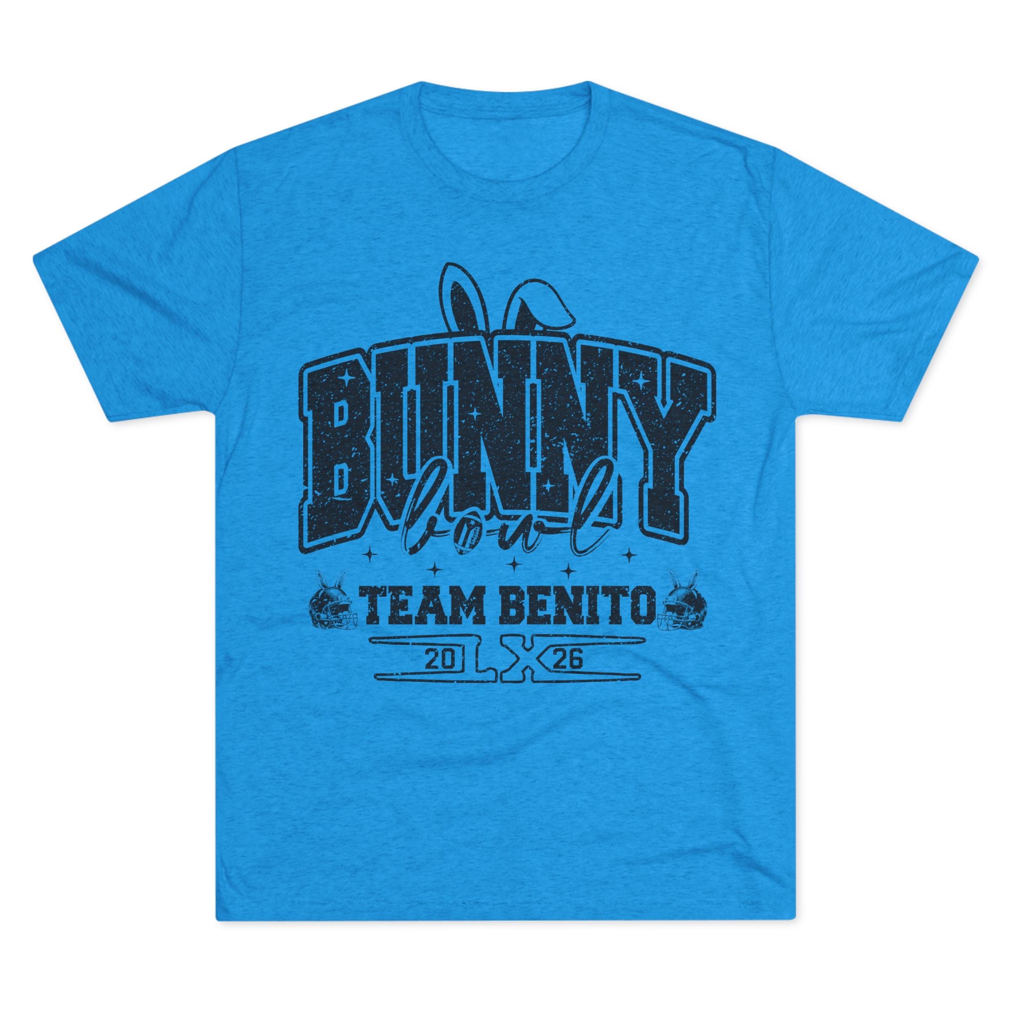 Bunny Bowl Team Benito Tee — Vintage Sports Easter Rabbit Graphic Shirt