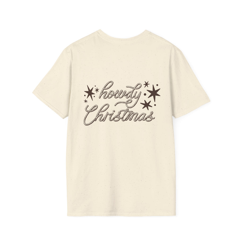 Western Christmas Tee — Cowboy Hat & Boots Holiday Shirt
