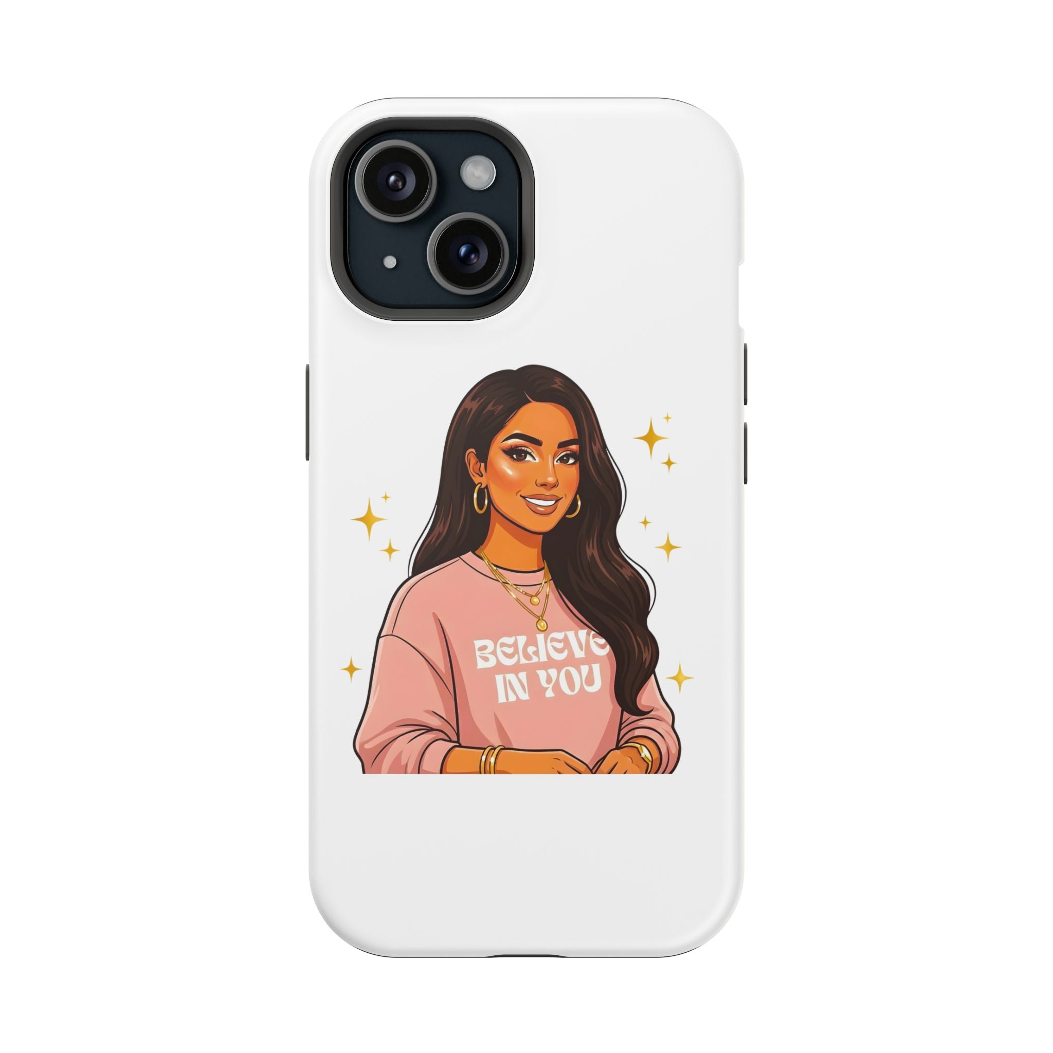 Phone Case — "Believe In You" Motivational Portrait Magnetic Impact-Resistant Case