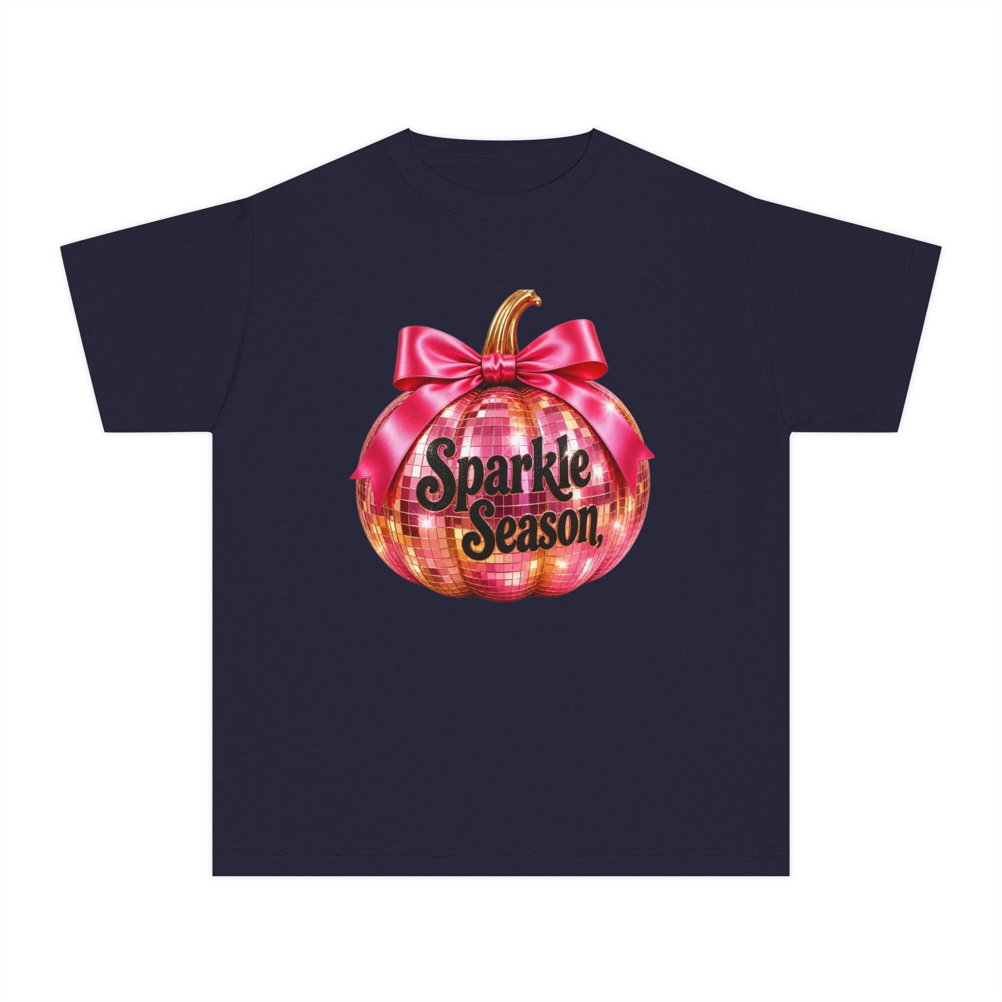 Sparkle Season Pumpkin Youth T‑Shirt