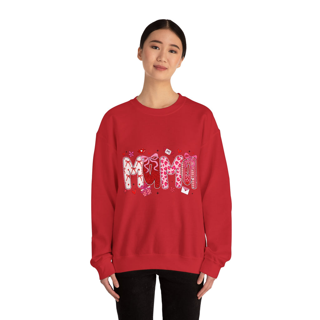 Heart Graphic Sweatshirt - Cute Valentine’s Day