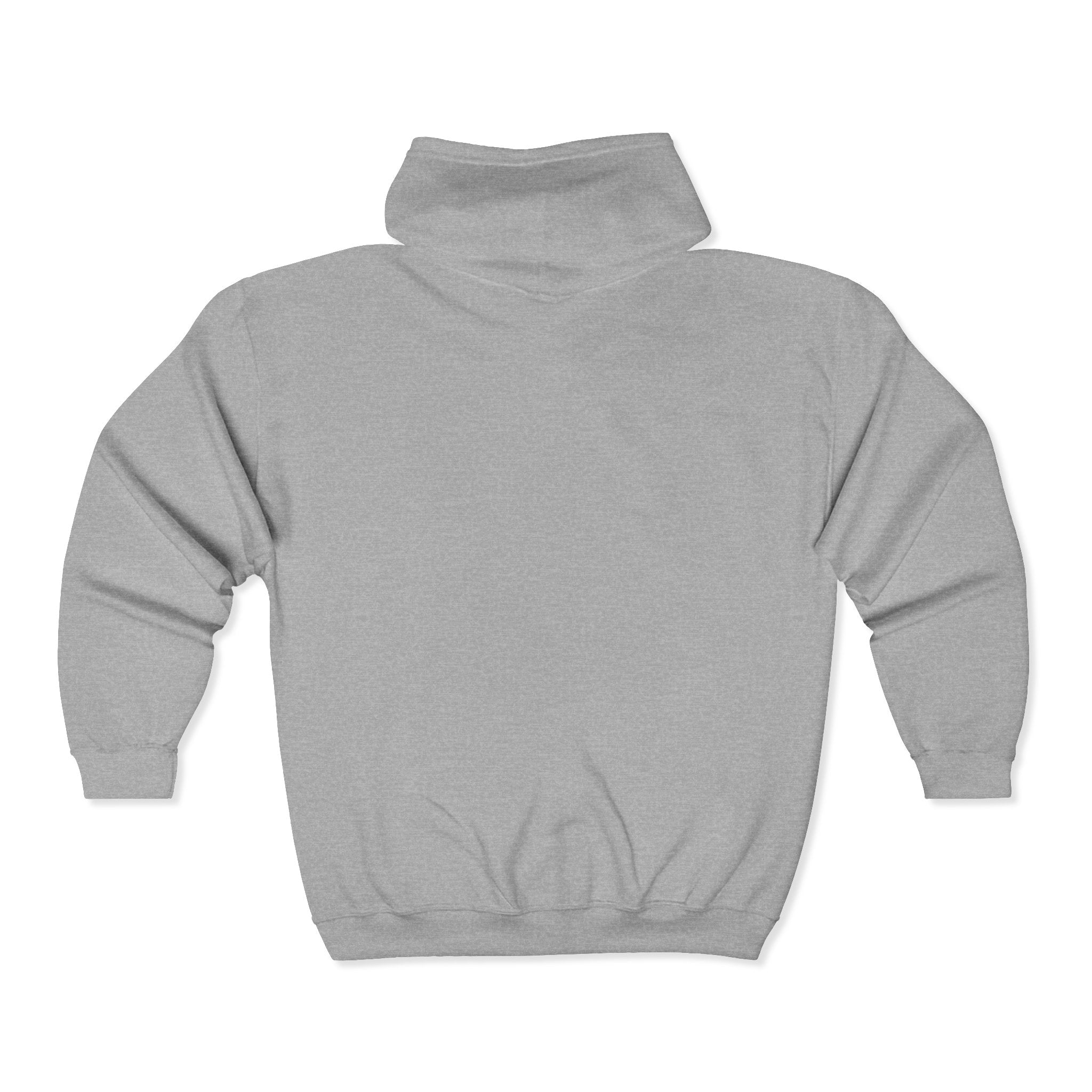 Red Rose Zip Hoodie — Vintage Floral Full-Zip Sweatshirt