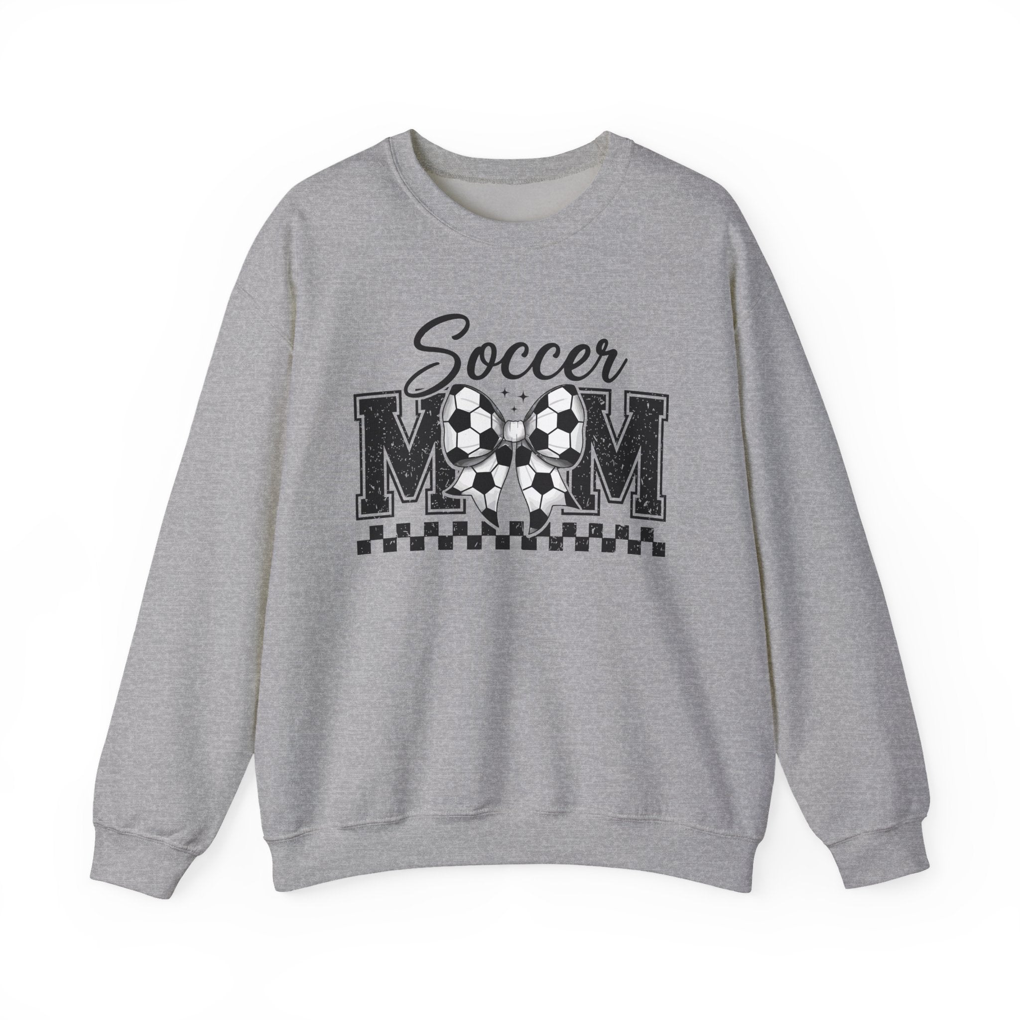 Soccer Mom Crewneck Sweatshirt — Vintage Soccer Ball Design