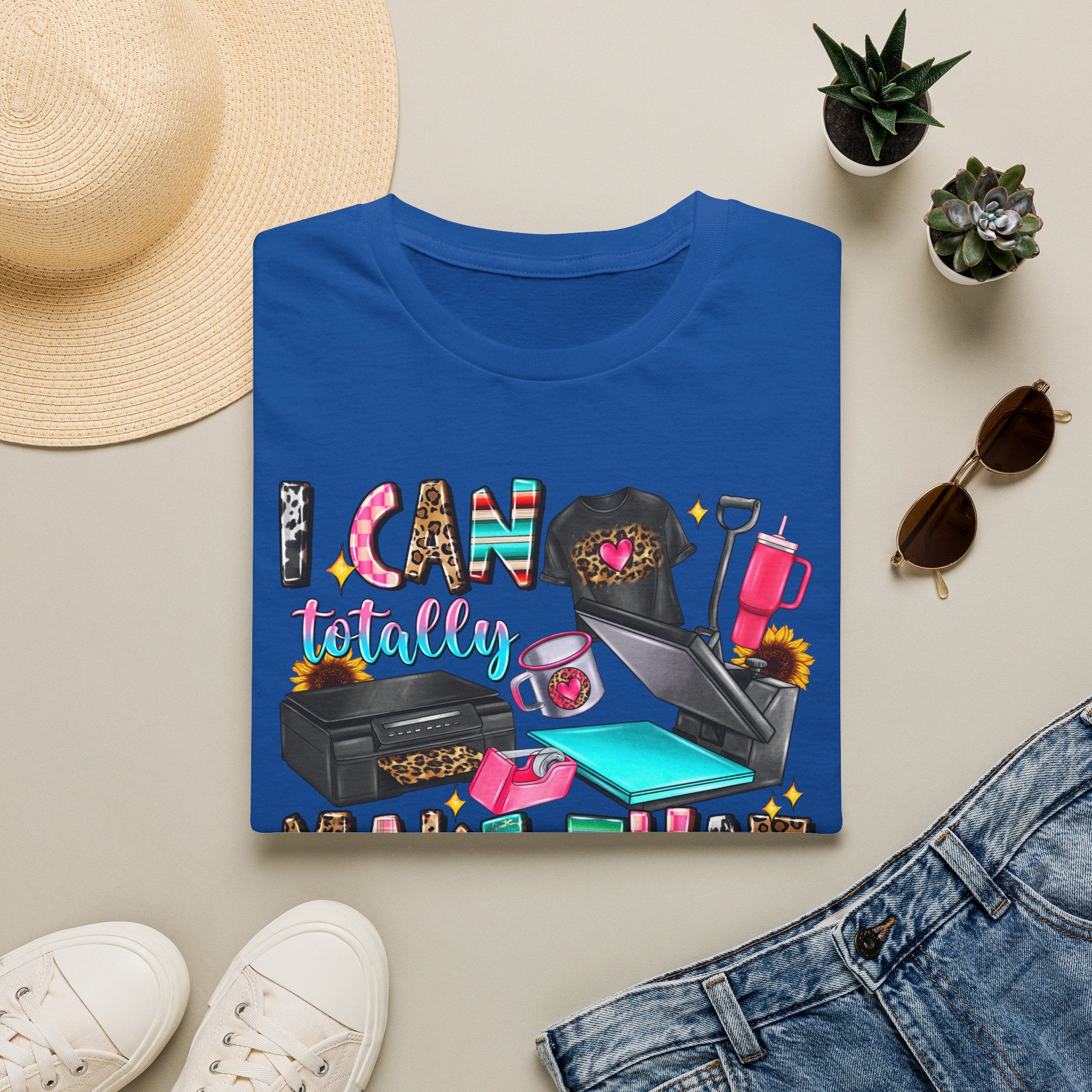 T-Shirt — "I Can Totally Make That" Crafting Tools Graphic Tee