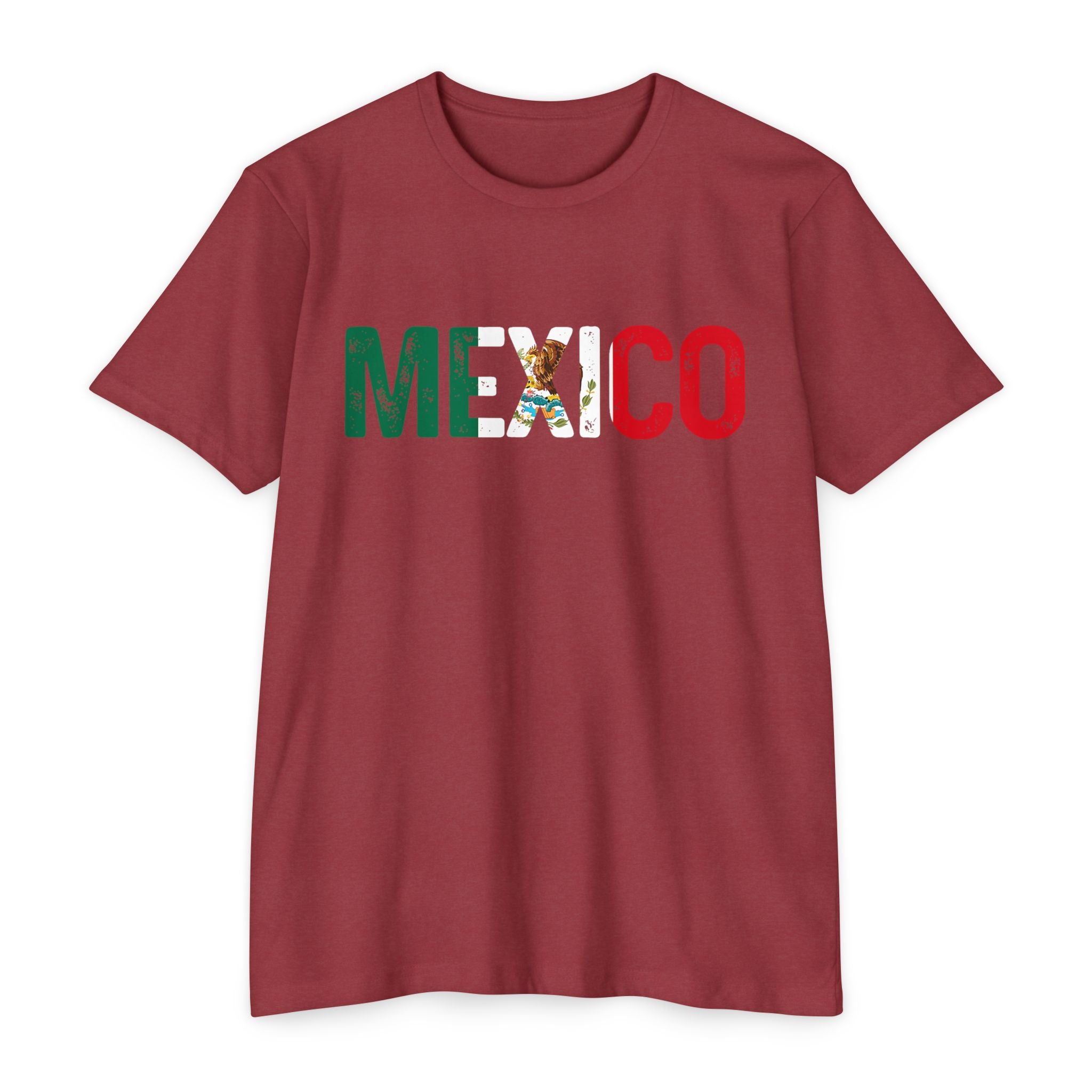 Mexico Flag T-Shirt — Mexican Eagle Emblem Tee