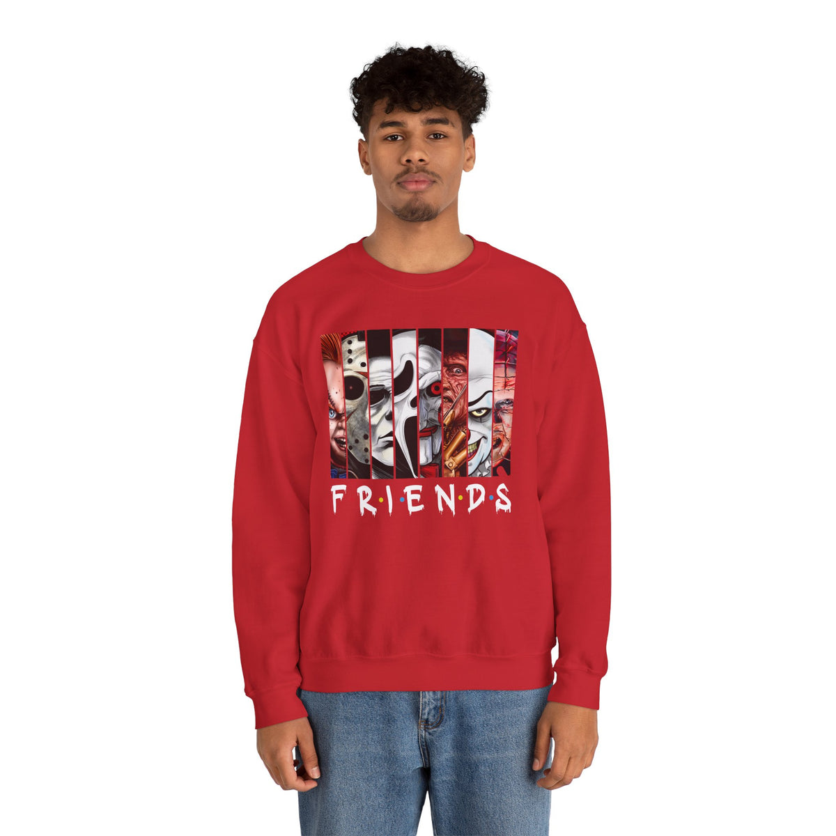 Horror Icons "Friends" Crewneck Sweatshirt