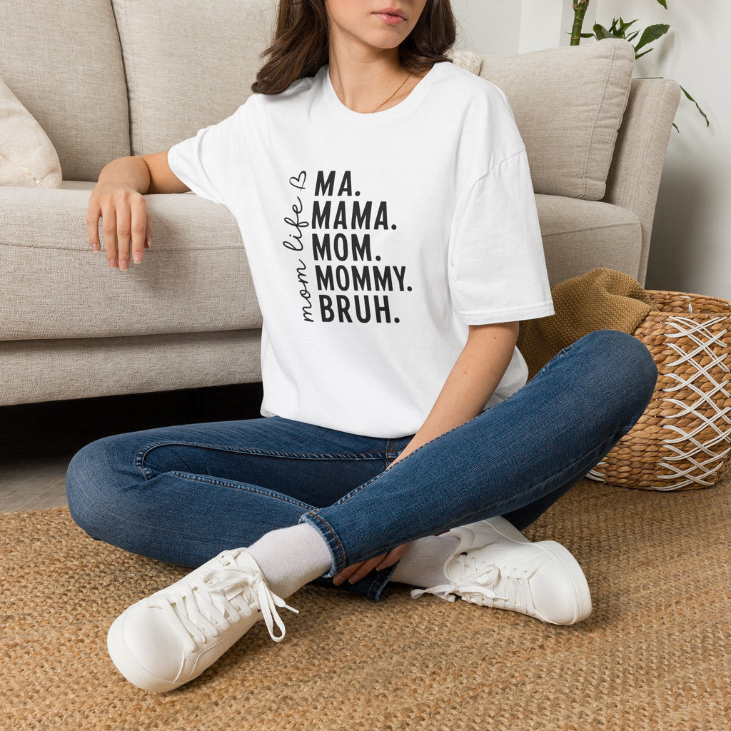 Mom Life T‑Shirt — Ma. Mama. Mom. Mommy. Graphic Tee