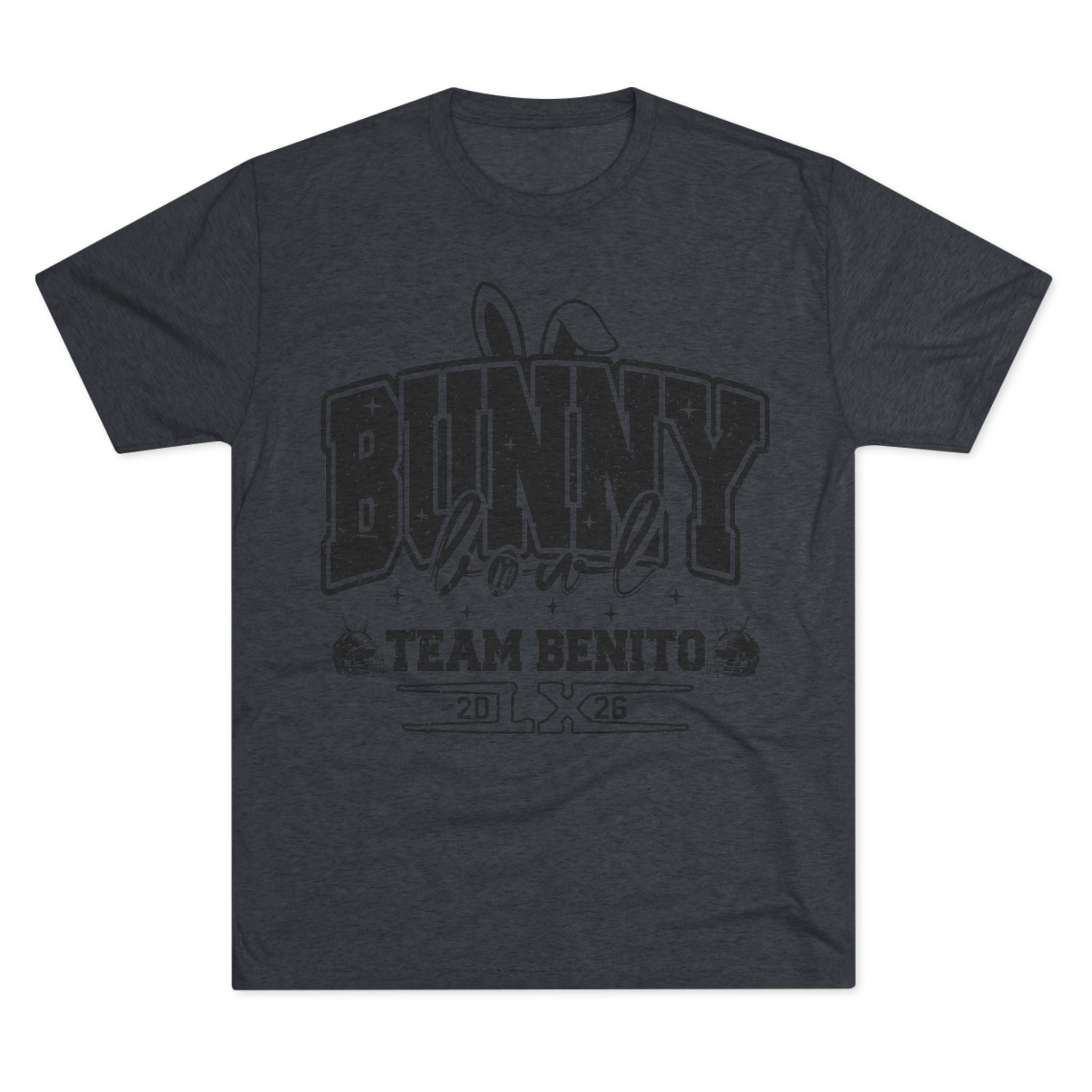 Bunny Bowl Team Benito Tee — Vintage Sports Easter Rabbit Graphic Shirt