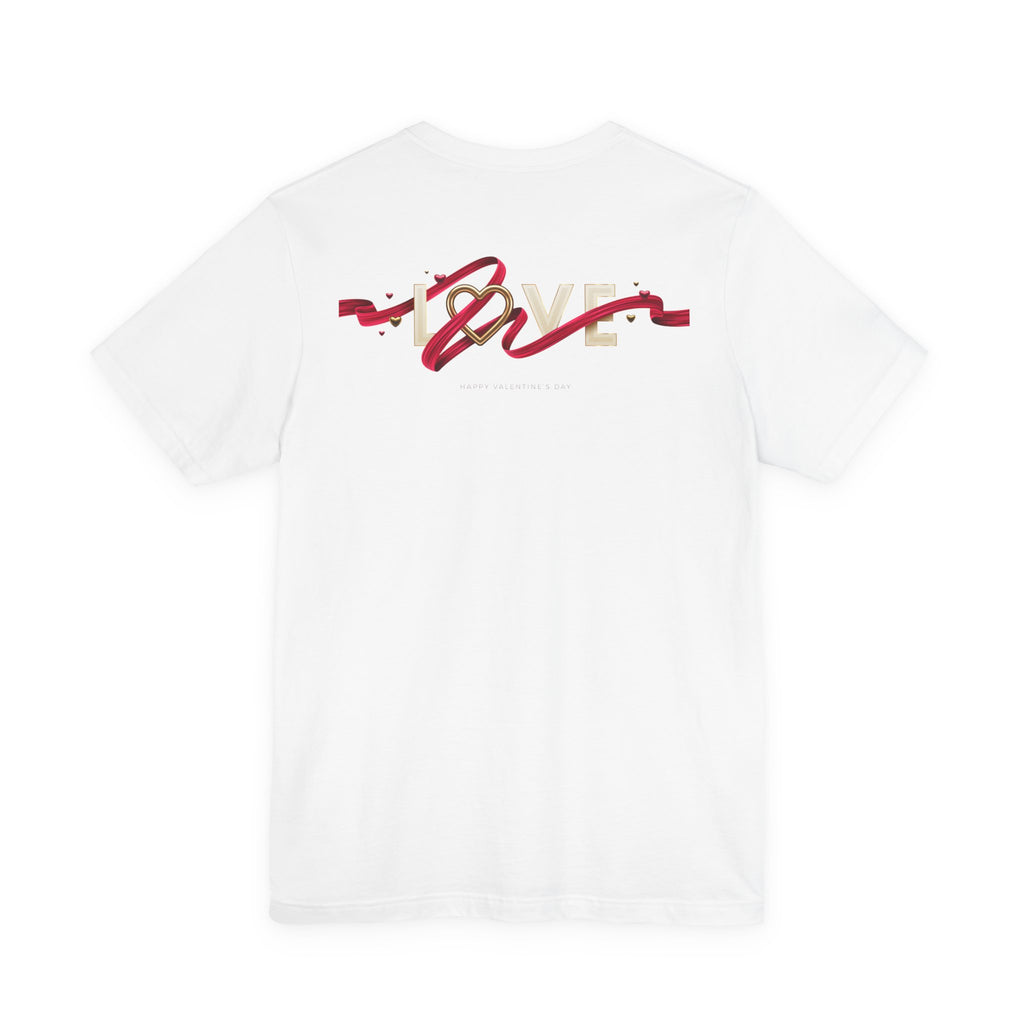 XOXO Bow Hearts T-Shirt | Love Scribble Back Tee
