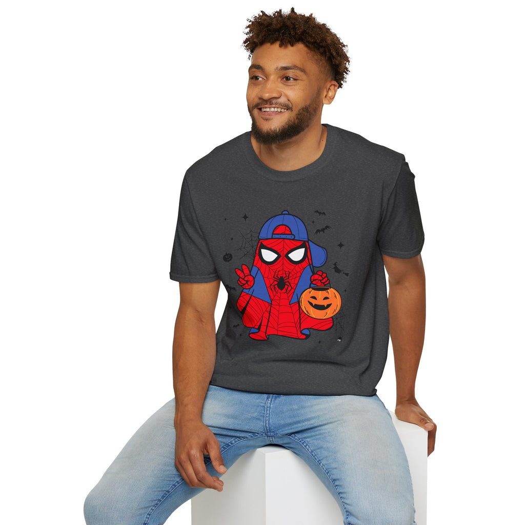 Spidey Trick-or-Treat T-Shirt — Cute Halloween Spider-Man Costume Tee
