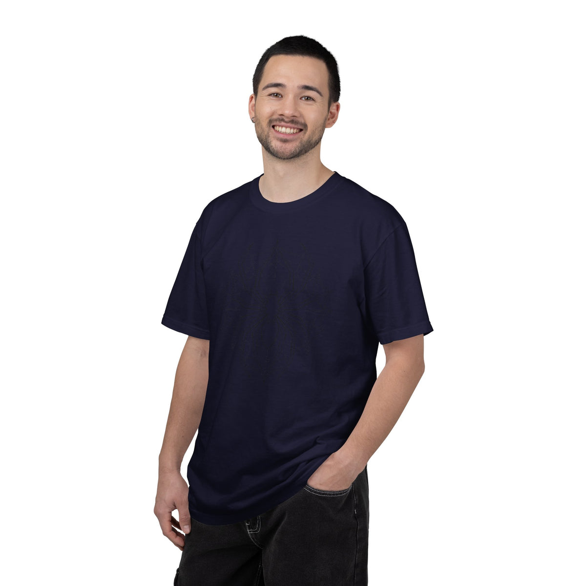 Spider Web Graphic T‑Shirt — Black Line Art Spiderback Tee