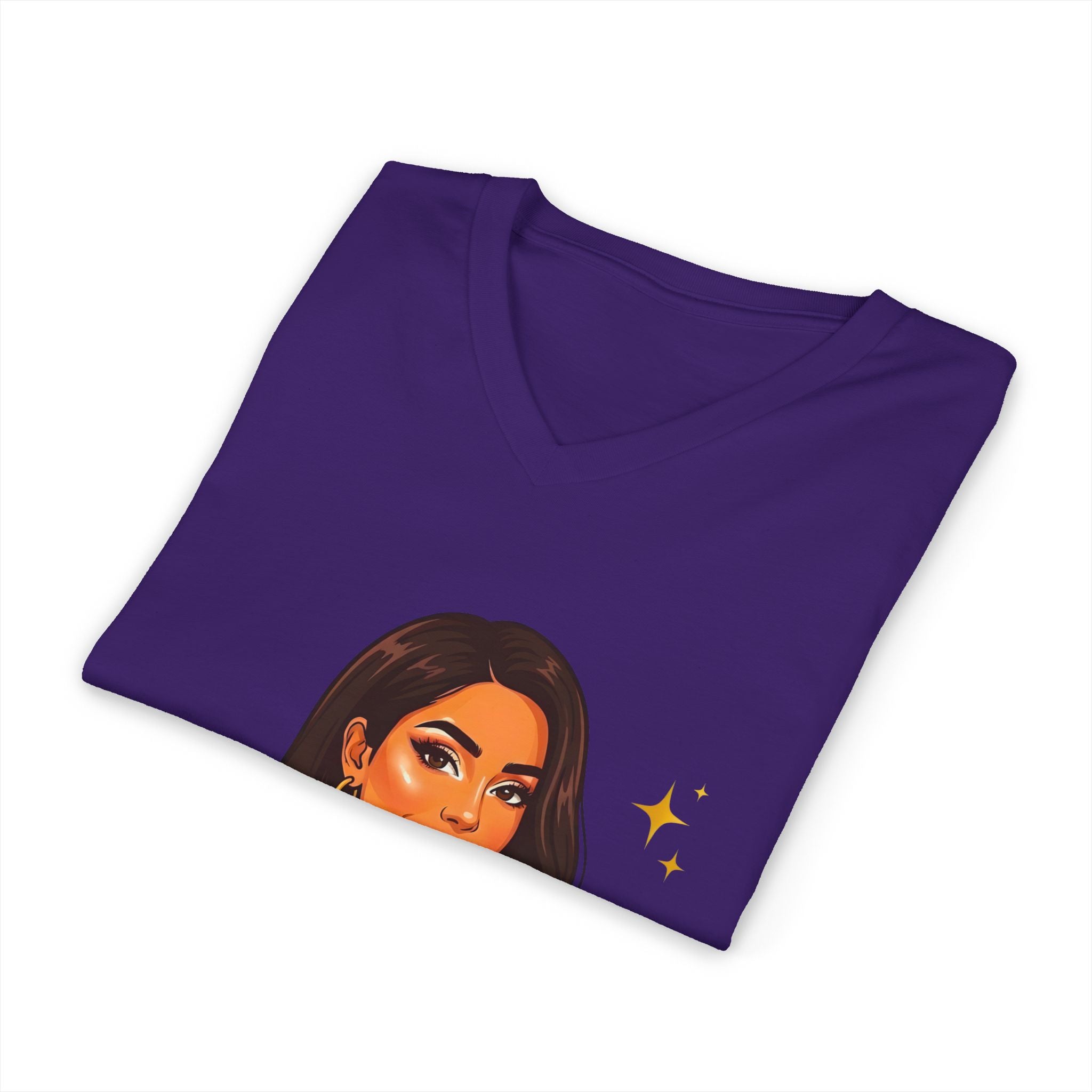 Believe In You V-Neck Tee — Inspirational Woman Graphic T‑Shirt
