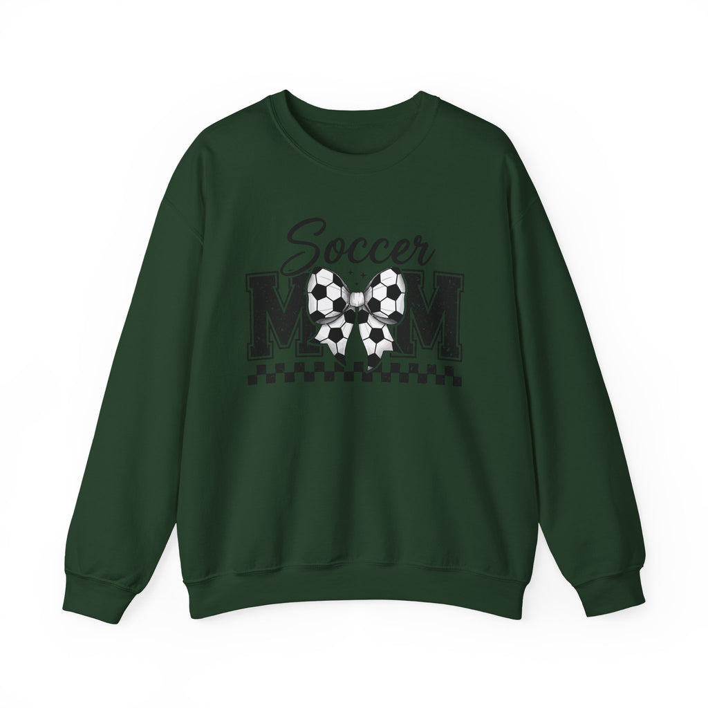 Soccer Mom Crewneck Sweatshirt — Vintage Soccer Ball Design