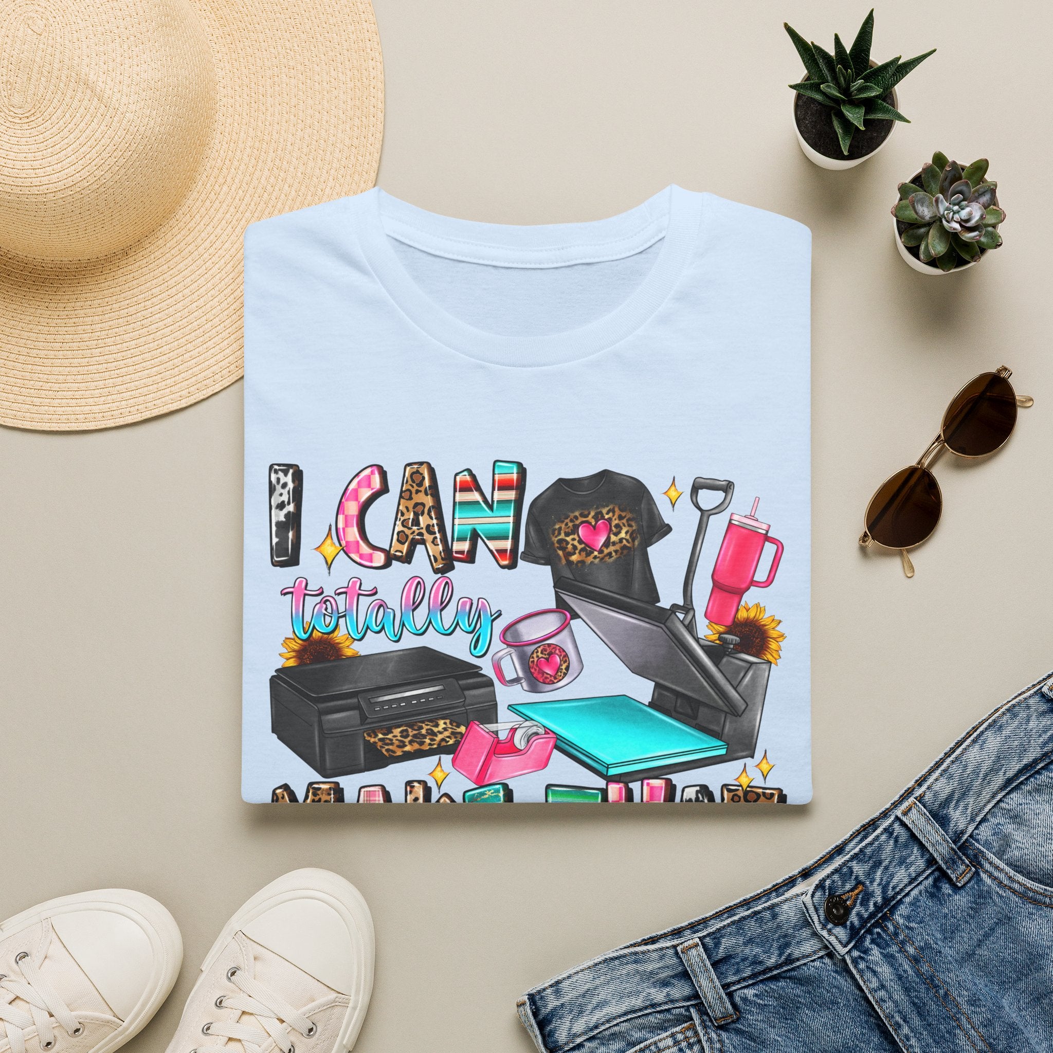 T-Shirt — "I Can Totally Make That" Crafting Tools Graphic Tee