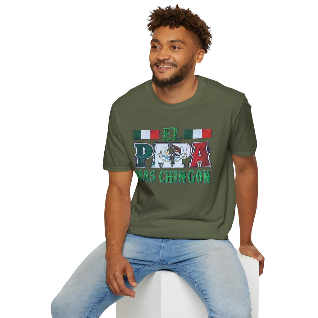 El Papá Más Chingón T-Shirt – Mexican Flag Father's Day Tee
