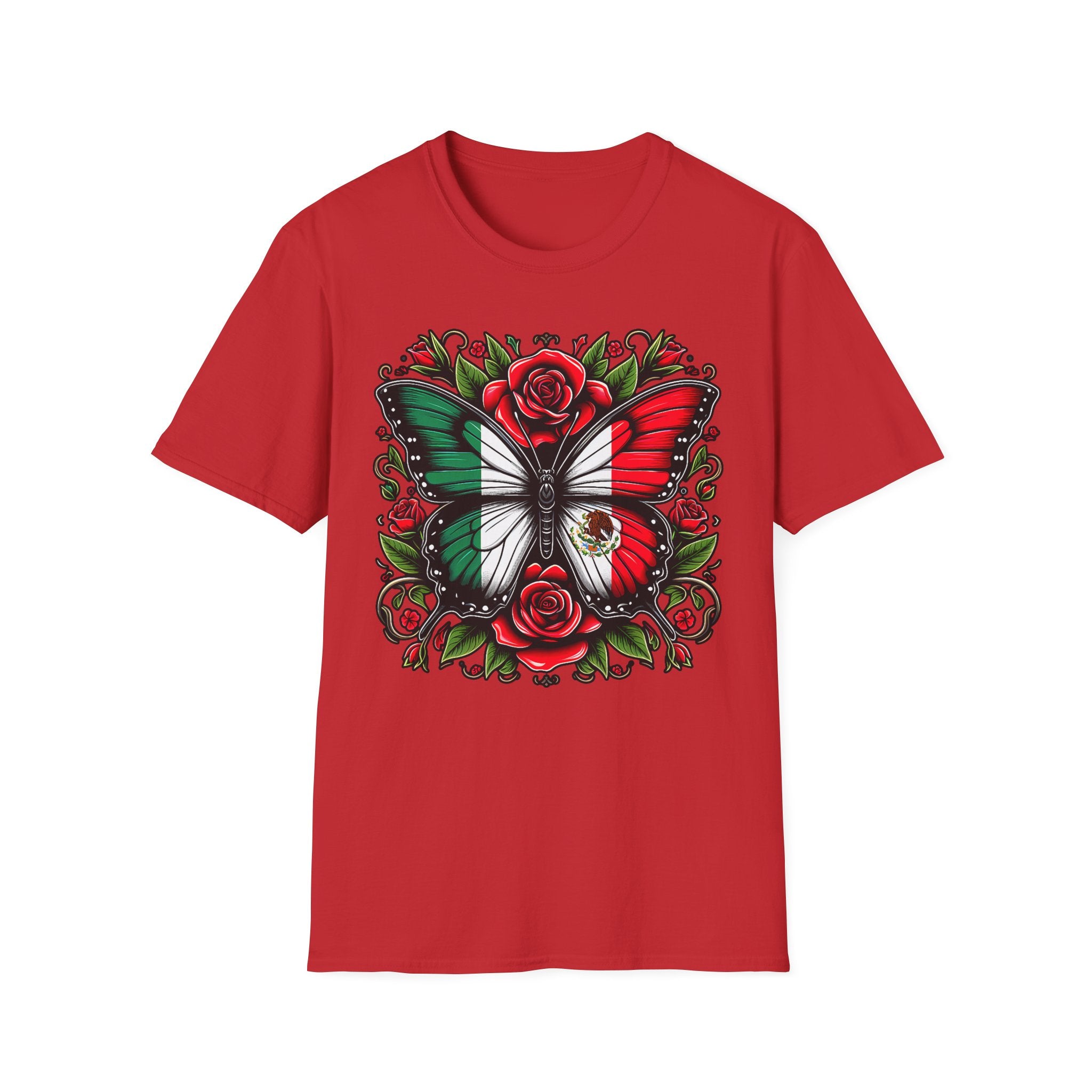 Mexican Flag Butterfly T-Shirt — Rose & Eagle Graphic Tee