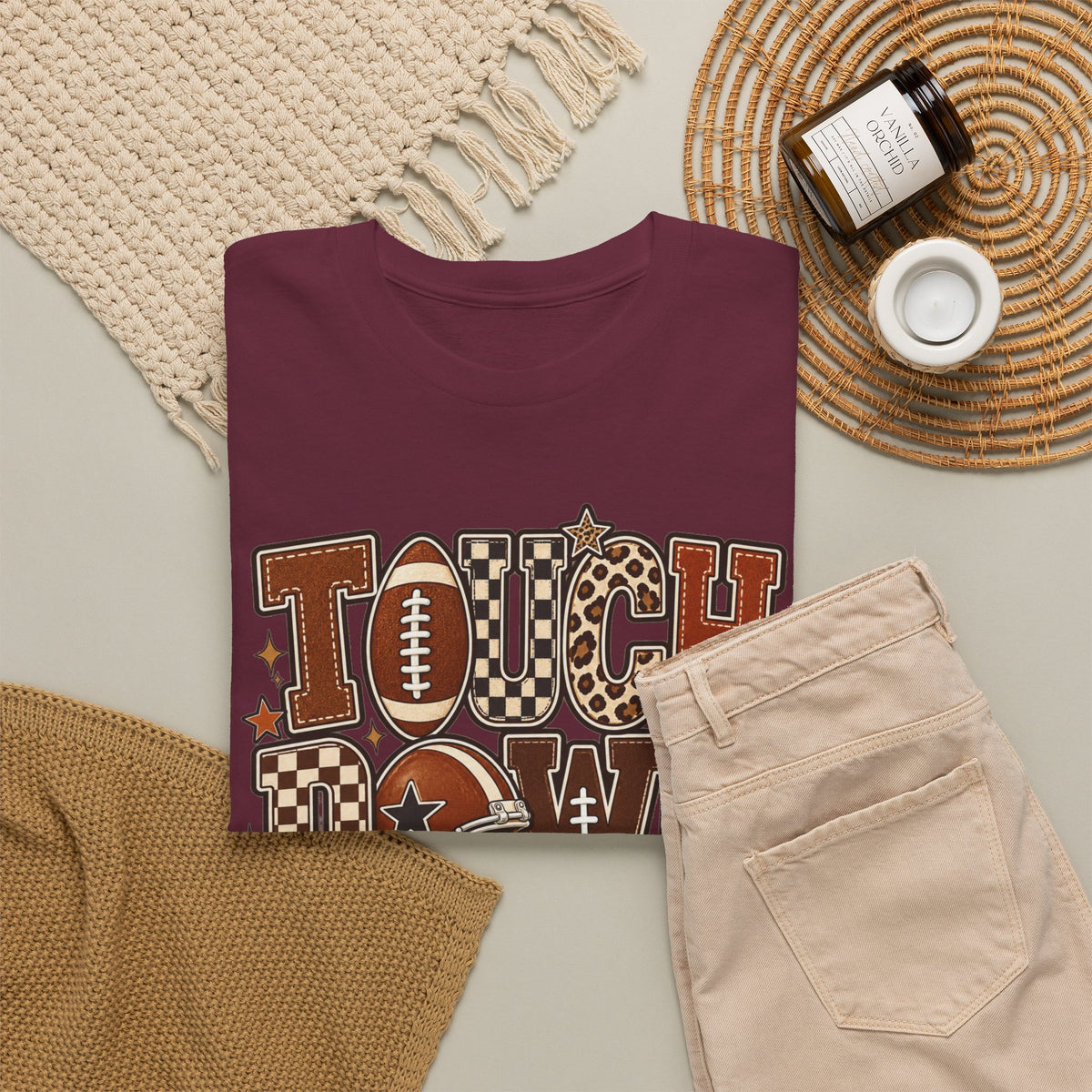 Tough Down Season Football T-Shirt