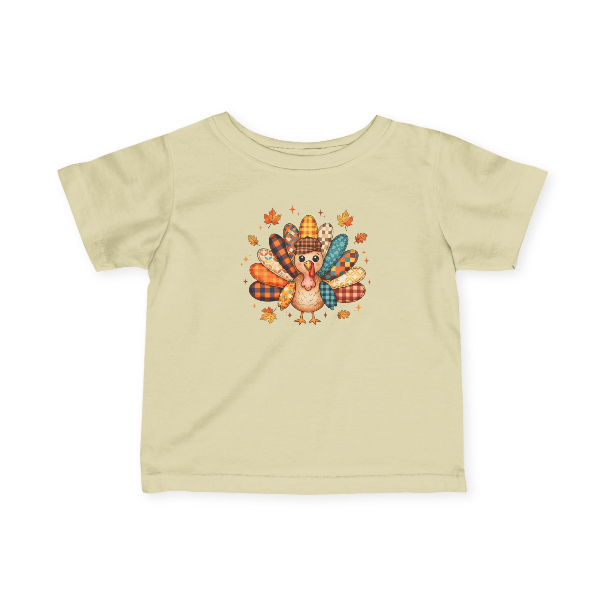 Infant Tee — Cute Thanksgiving Turkey Graphic Baby Shirt