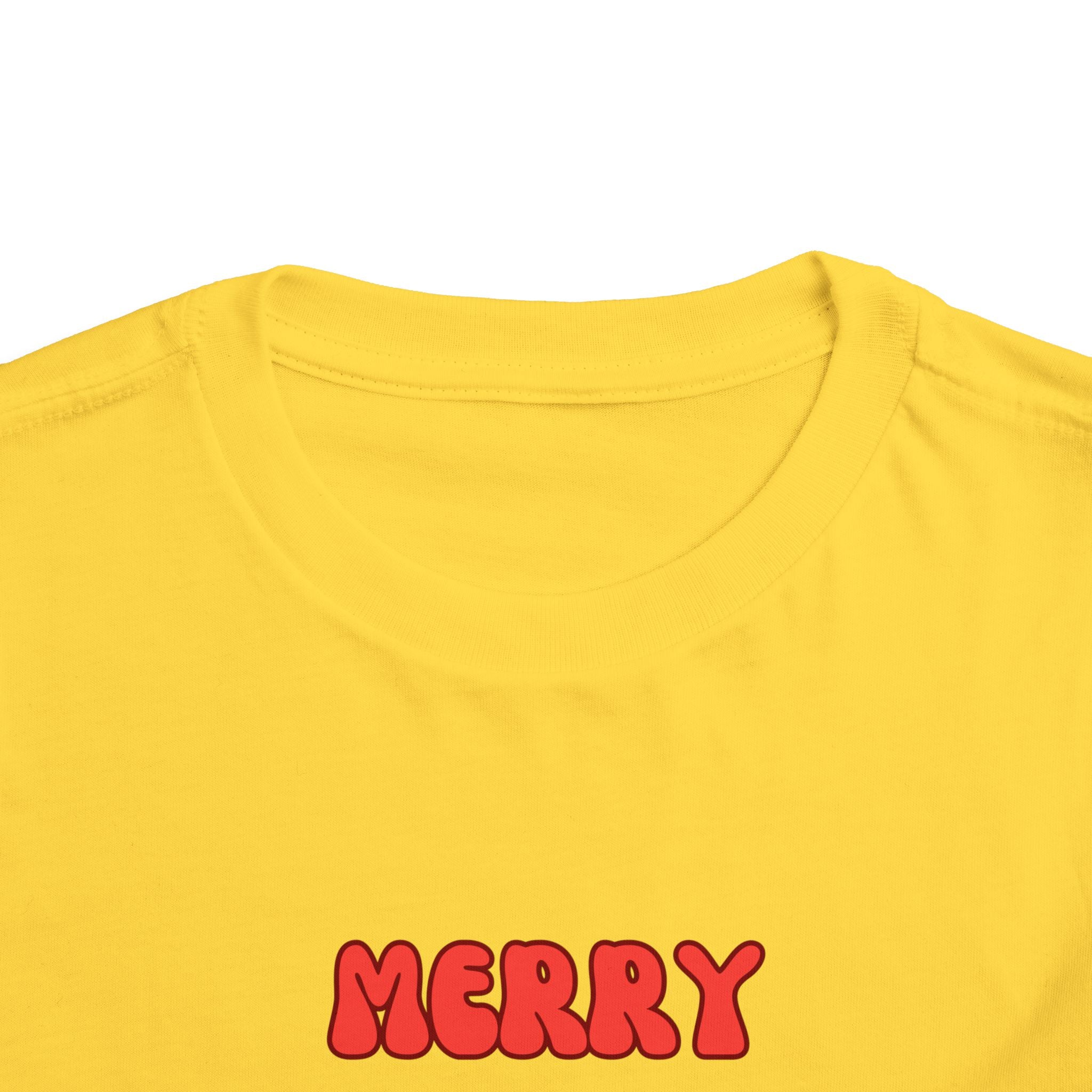 Merry Christmas Penguin Toddler Tee
