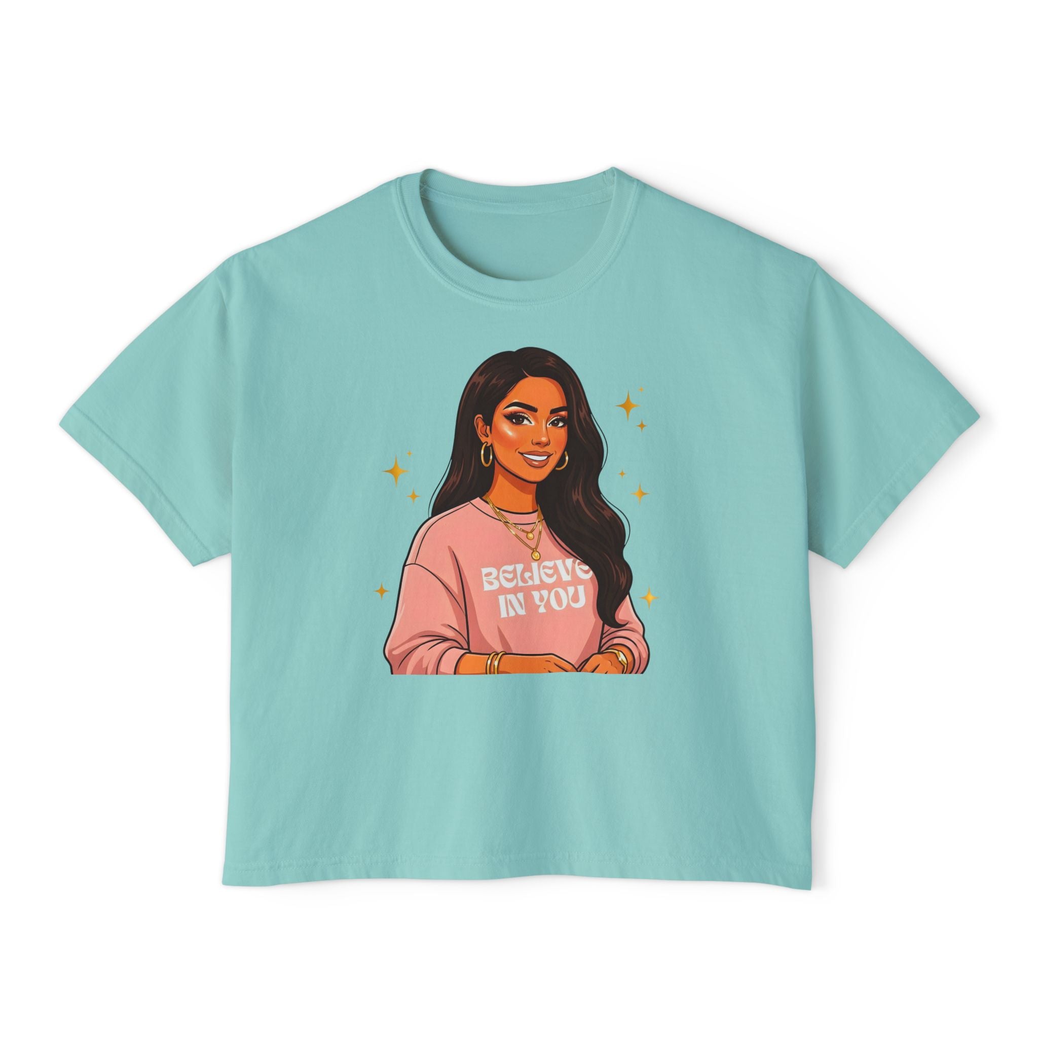 Believe In You Boxy Tee