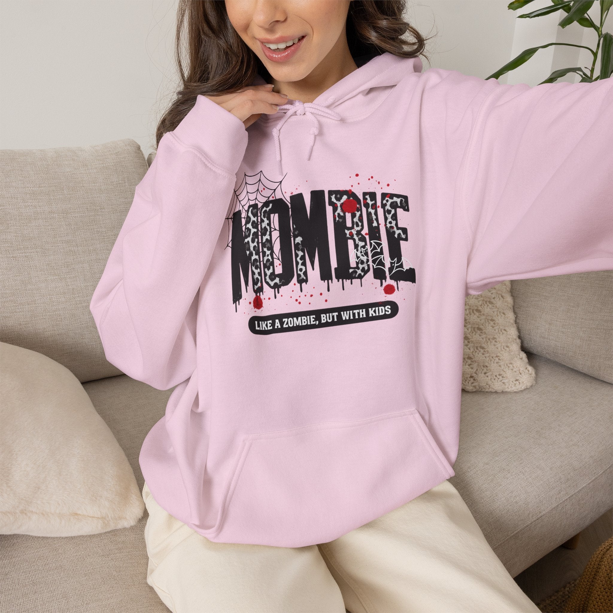 Hoodie - "Nombie" Funny Zombie Dad Hoodie (Like a Zombie, But With Kids)