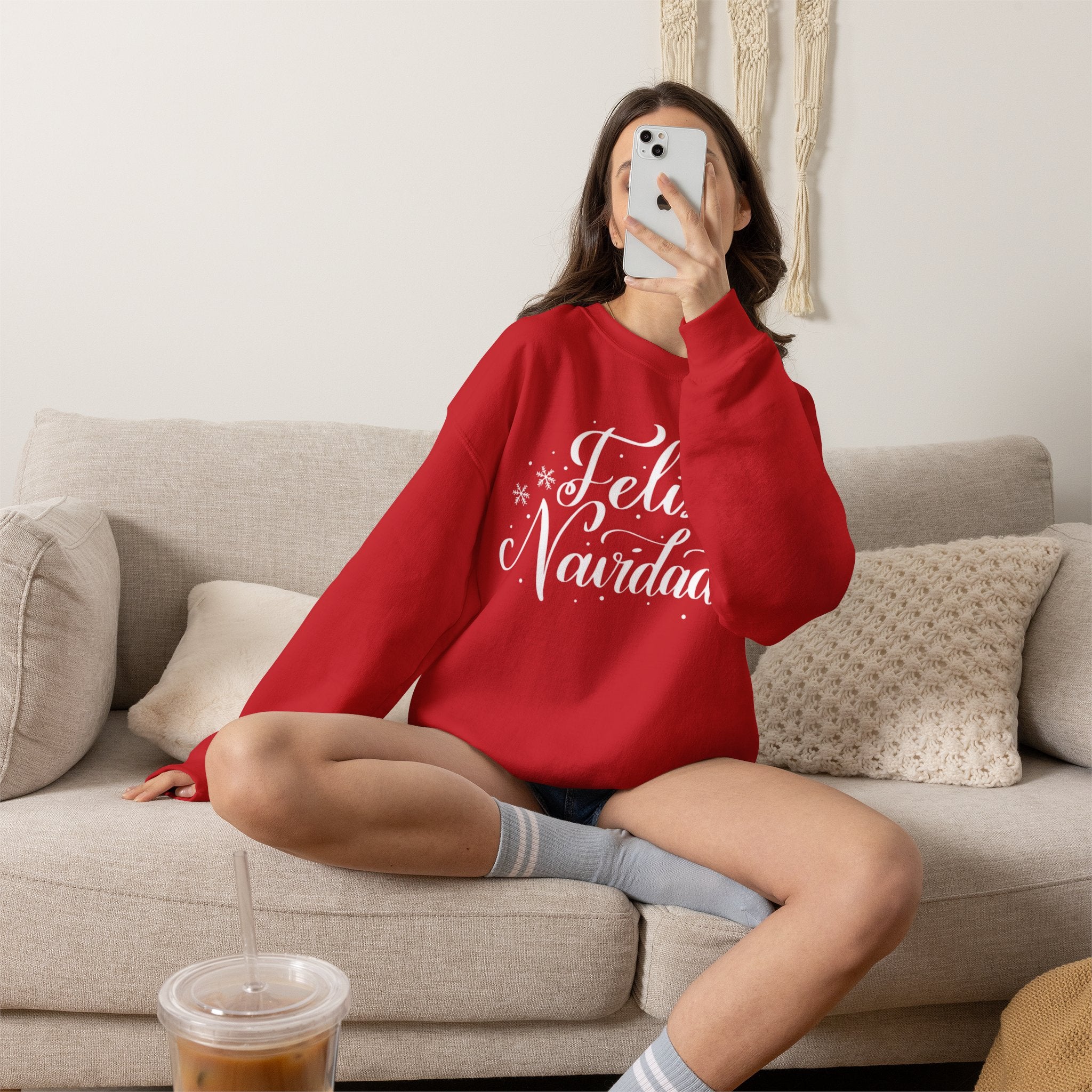 Feliz Navidad Sweatshirt – Festive Spanish Christmas Crewneck