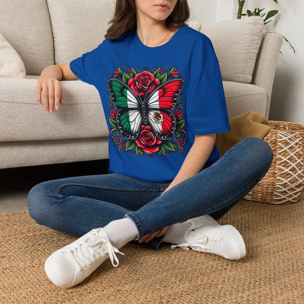 Mexican Flag Butterfly T-Shirt — Rose & Eagle Graphic Tee