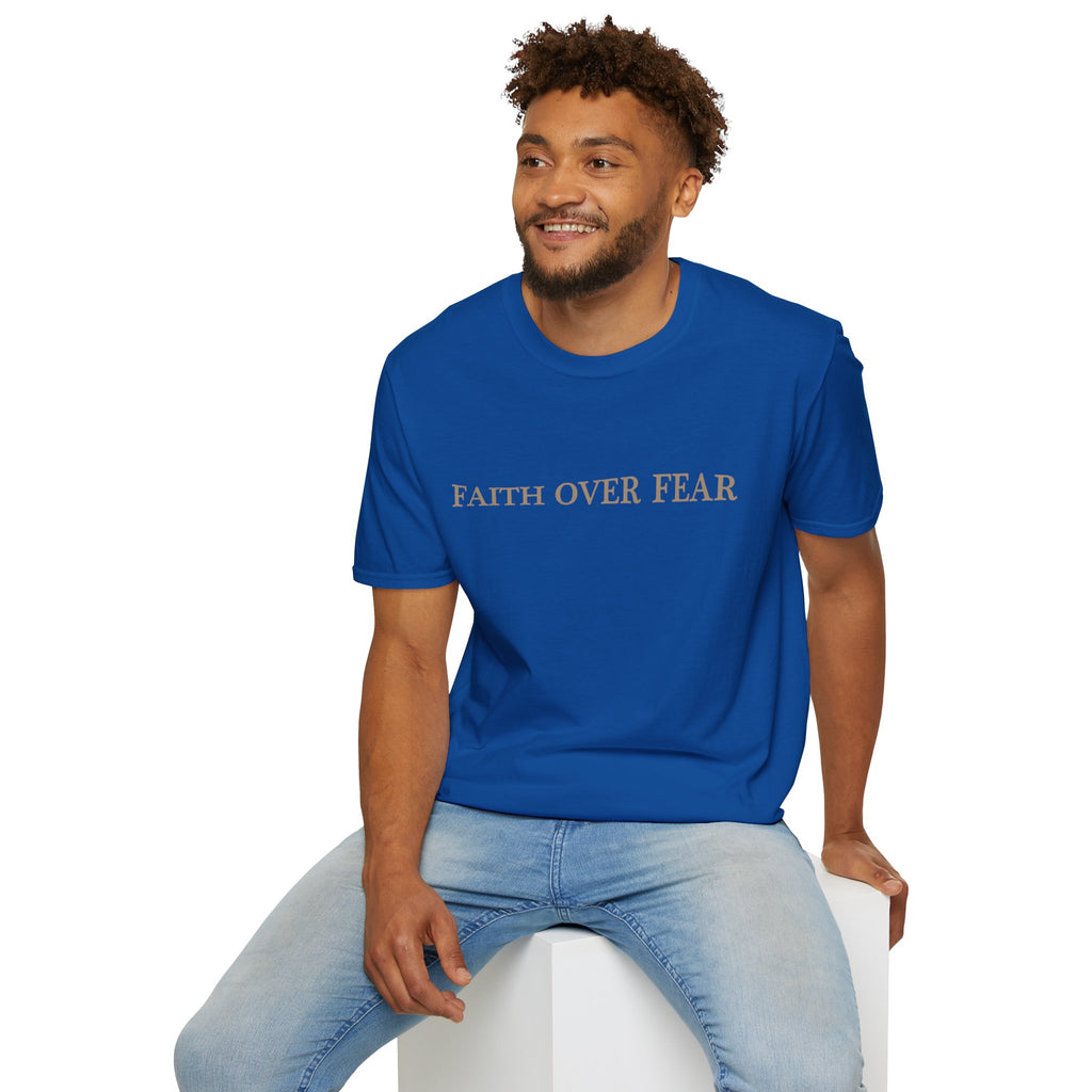 Faith Over Fear T-Shirt — Inspirational Christian Tee