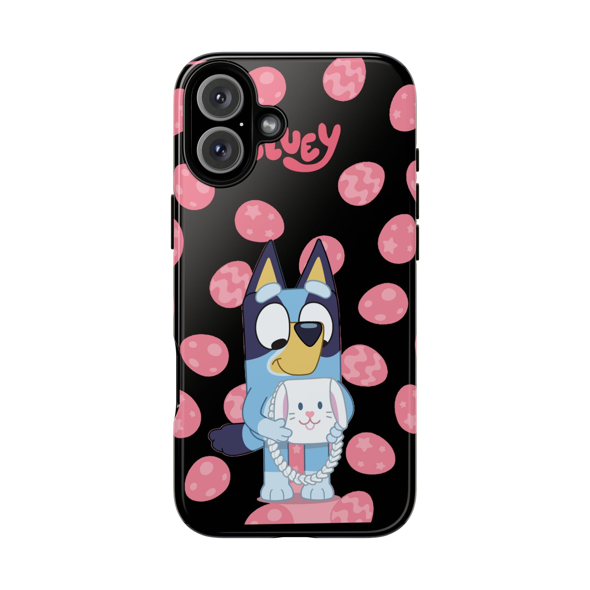 Bluey Holding Bunny phone case | Cute cartoon character phone case