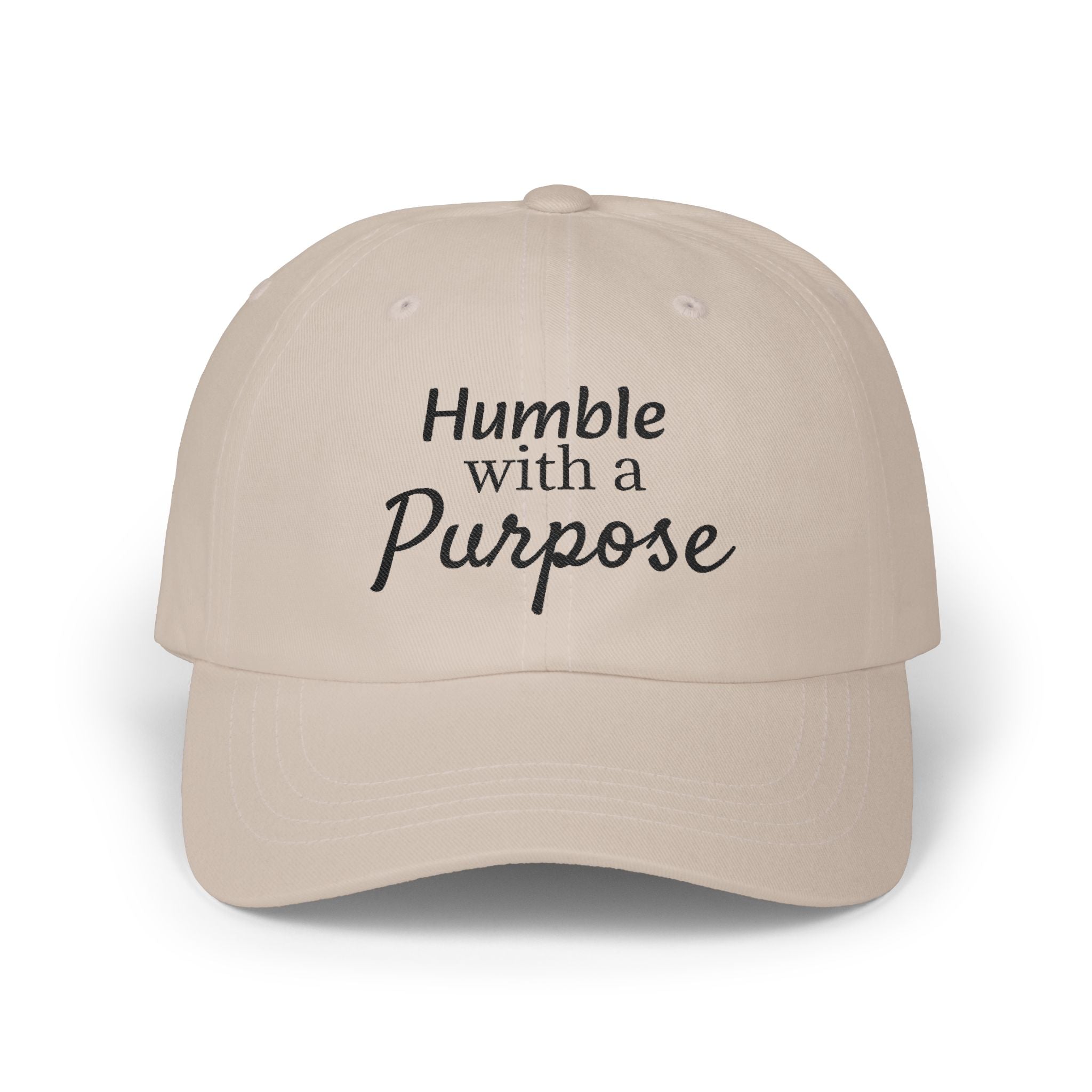 Dad Cap — "Humble with a Purpose" Embroidered Baseball Hat