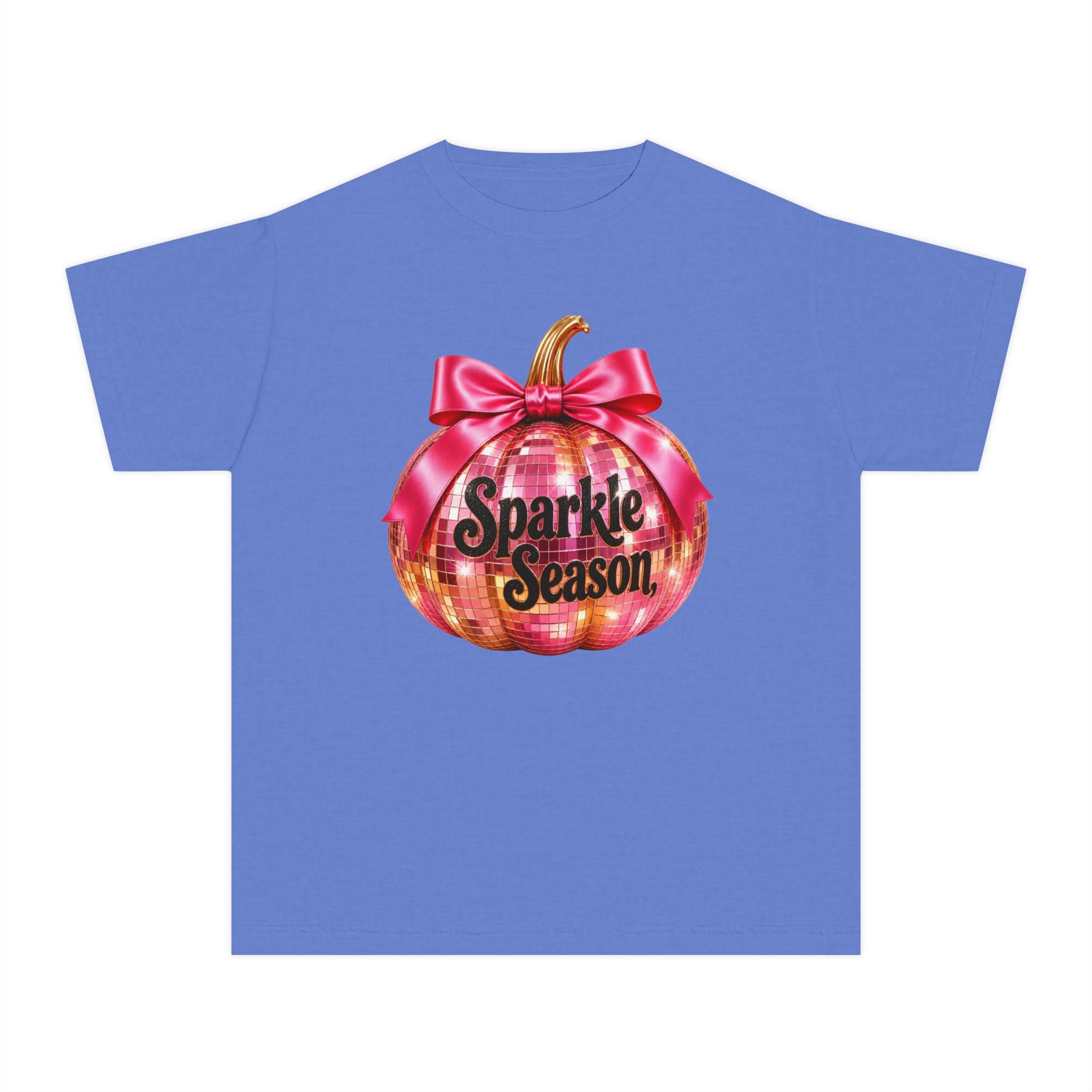 Sparkle Season Pumpkin Youth T‑Shirt