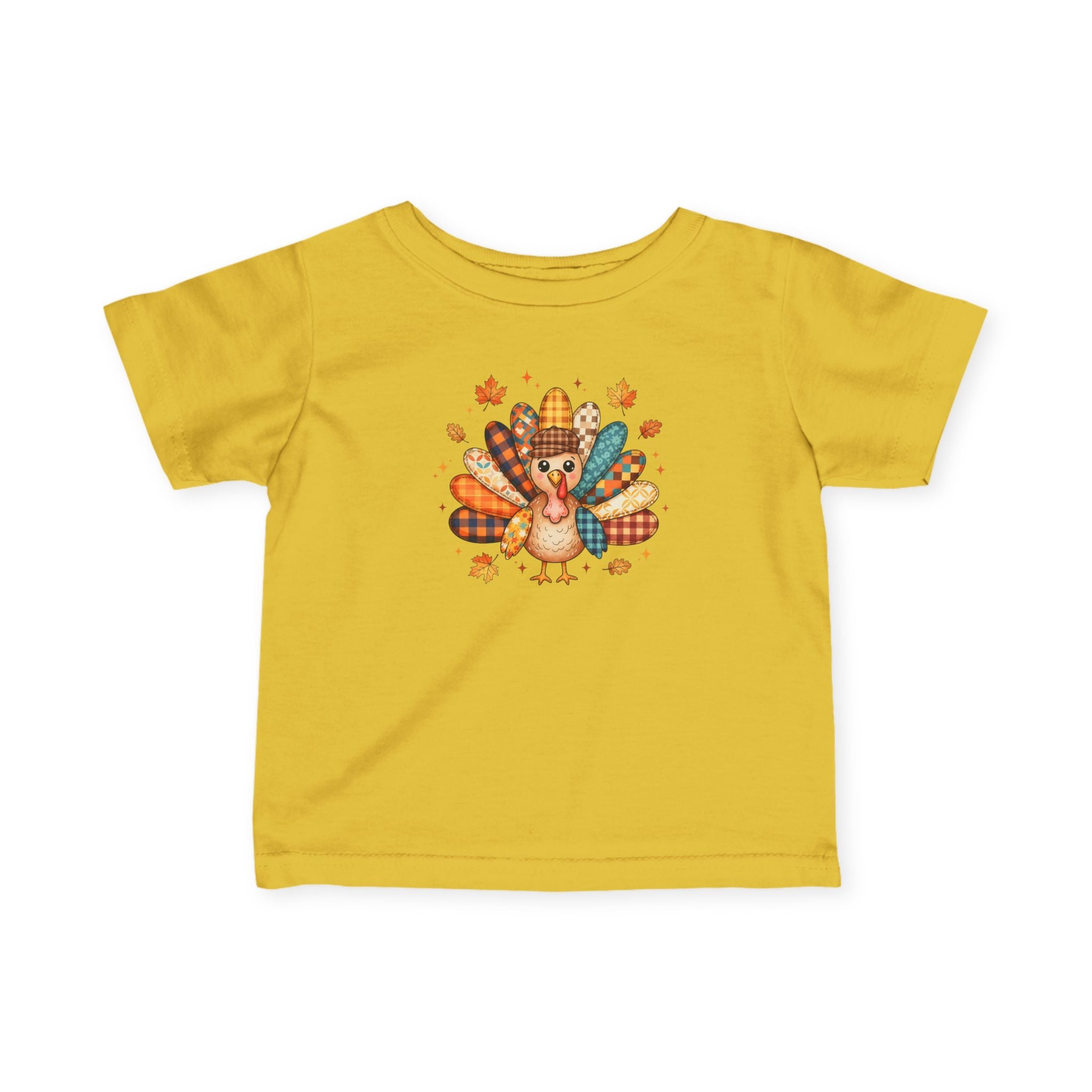 Infant Tee — Cute Thanksgiving Turkey Graphic Baby Shirt