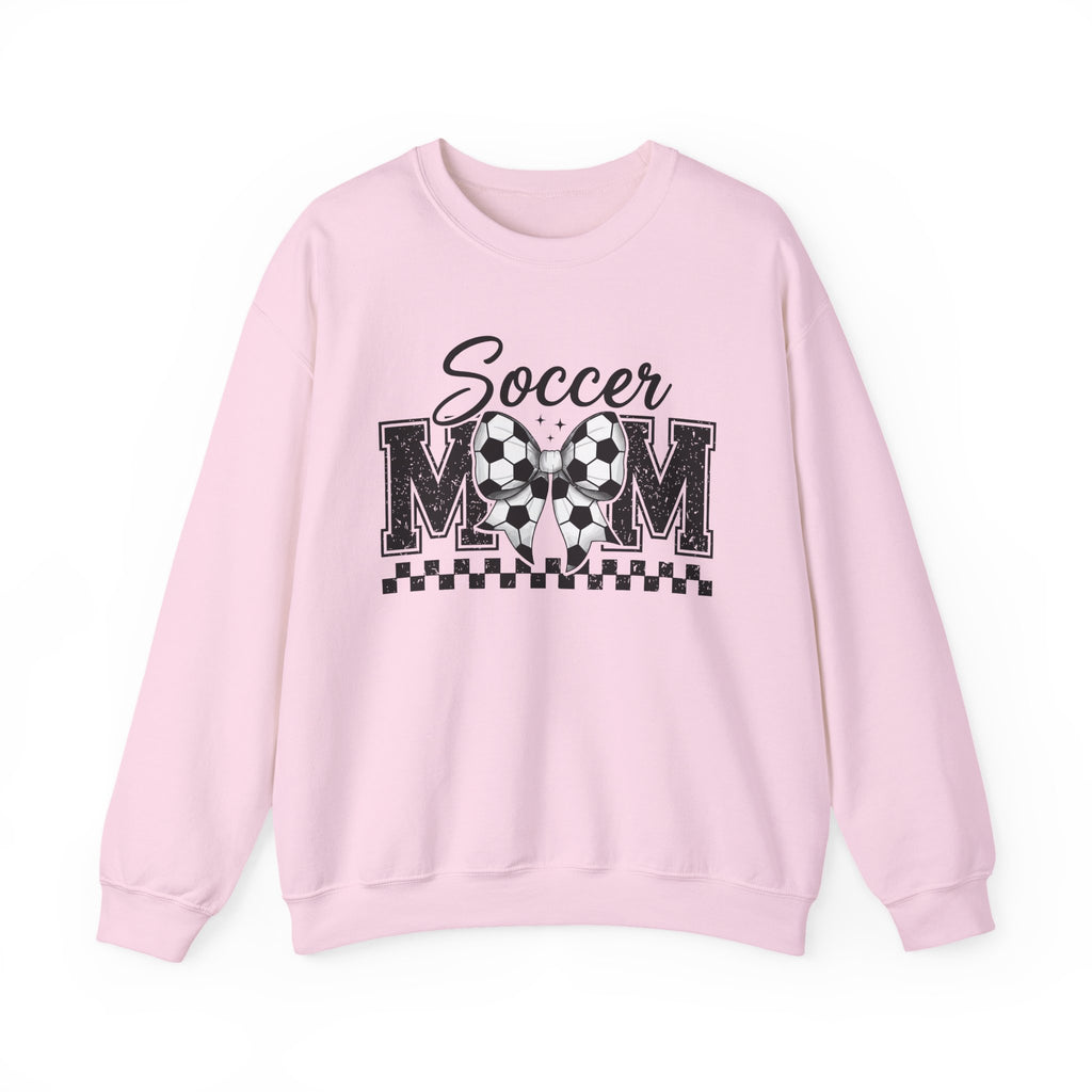 Soccer Mom Crewneck Sweatshirt — Vintage Soccer Ball Design