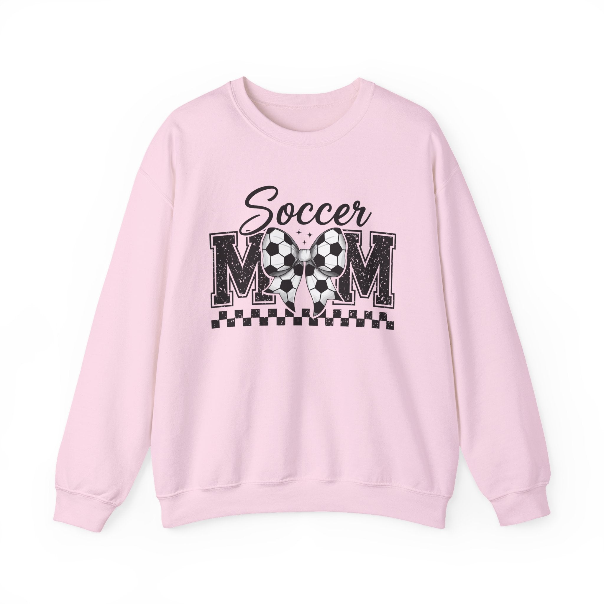 Soccer Mom Crewneck Sweatshirt — Vintage Soccer Ball Design
