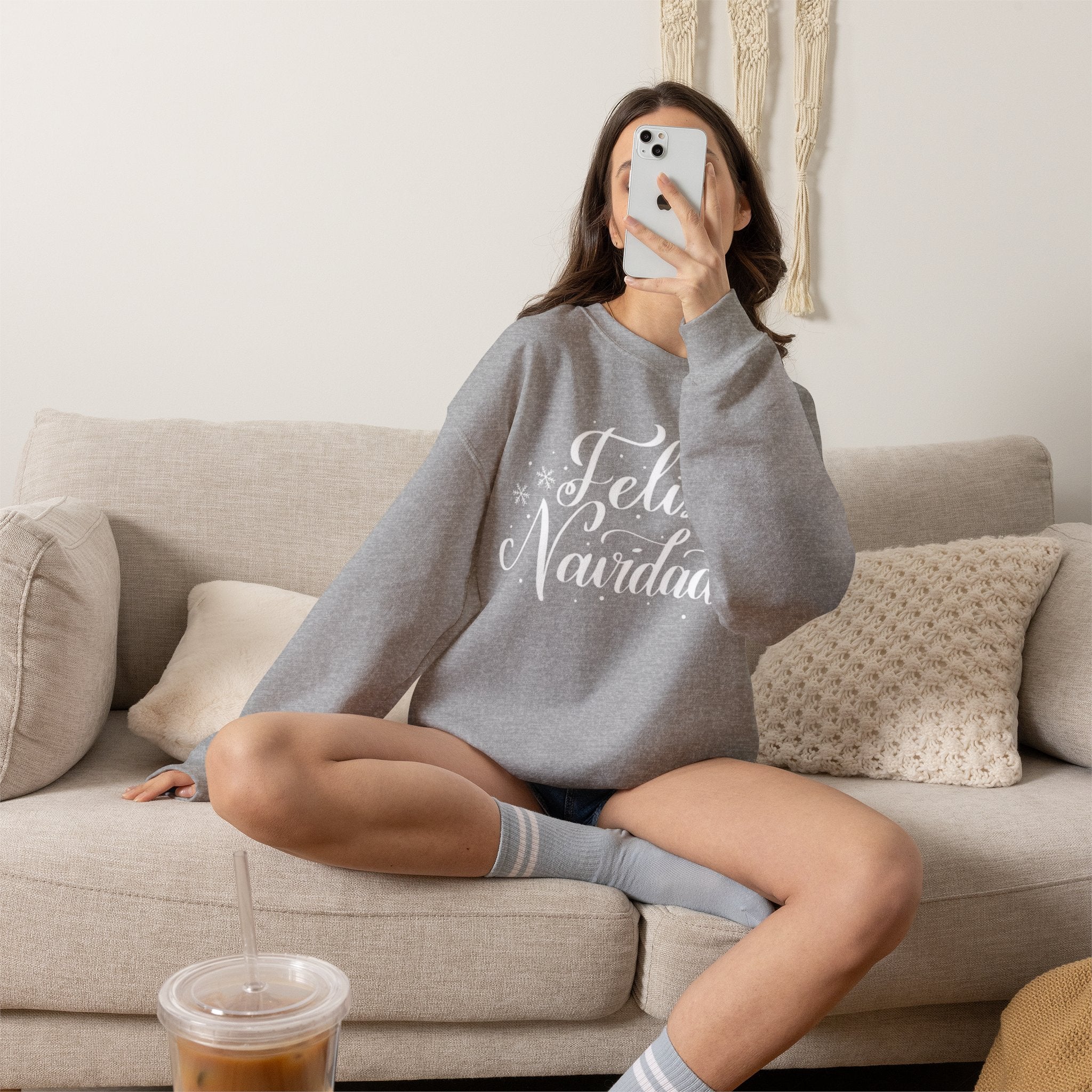 Feliz Navidad Sweatshirt – Festive Spanish Christmas Crewneck