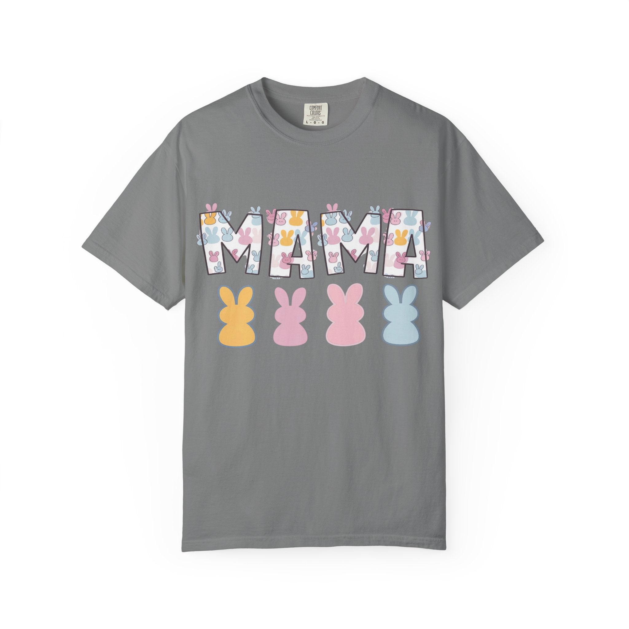 Mama Floral Peep Tee — Easter Bunny Pastel Mother's Day T-Shirt