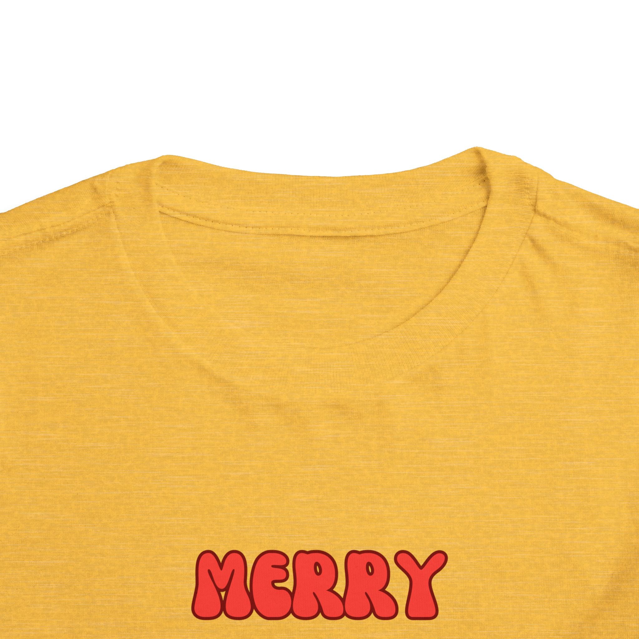 Merry Christmas Penguin Toddler Tee