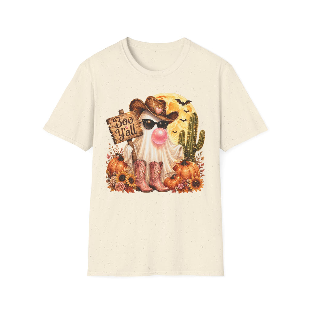 Halloween Gnome T-Shirt — 'Boo Y'all' Western Pumpkin Tee