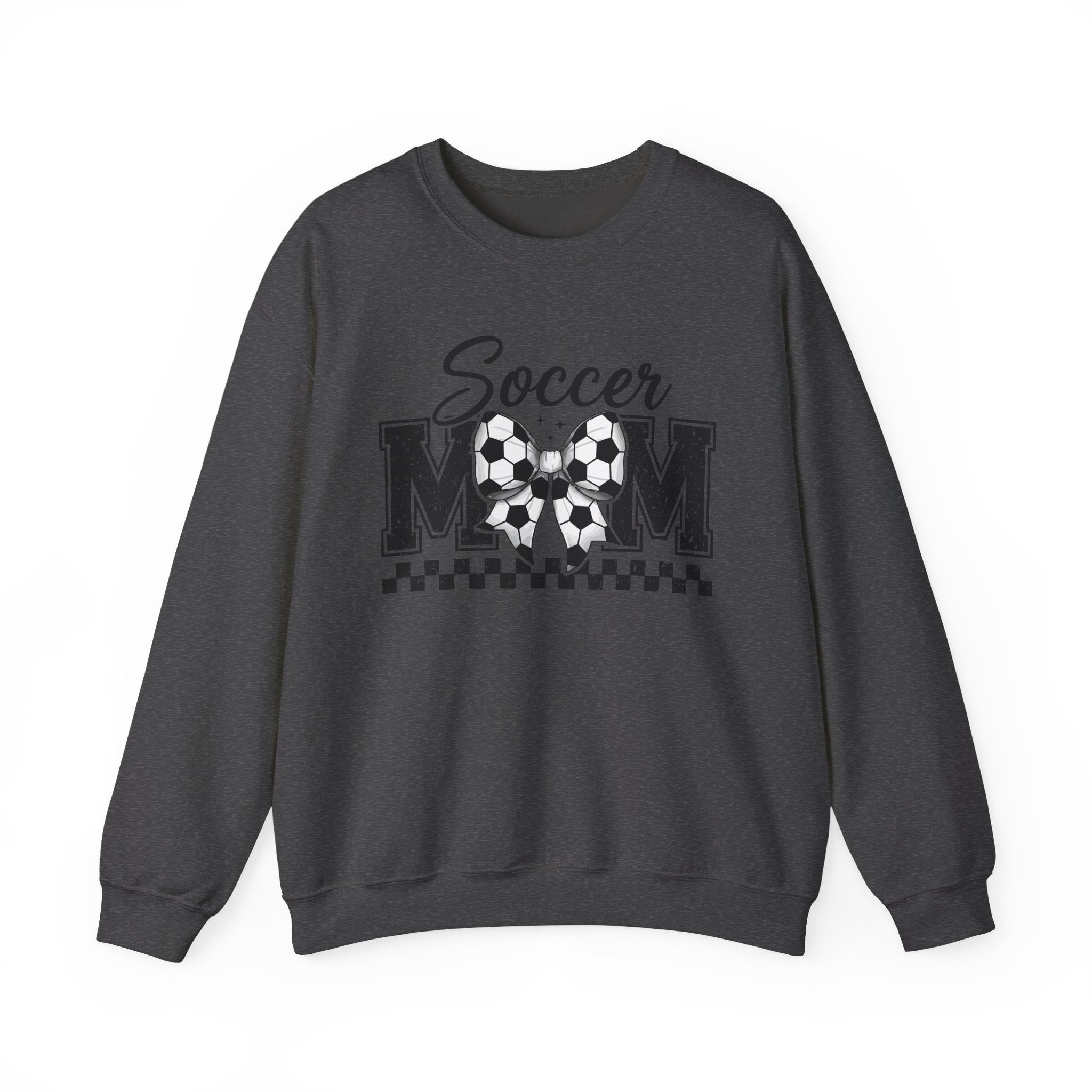 Soccer Mom Crewneck Sweatshirt — Vintage Soccer Ball Design