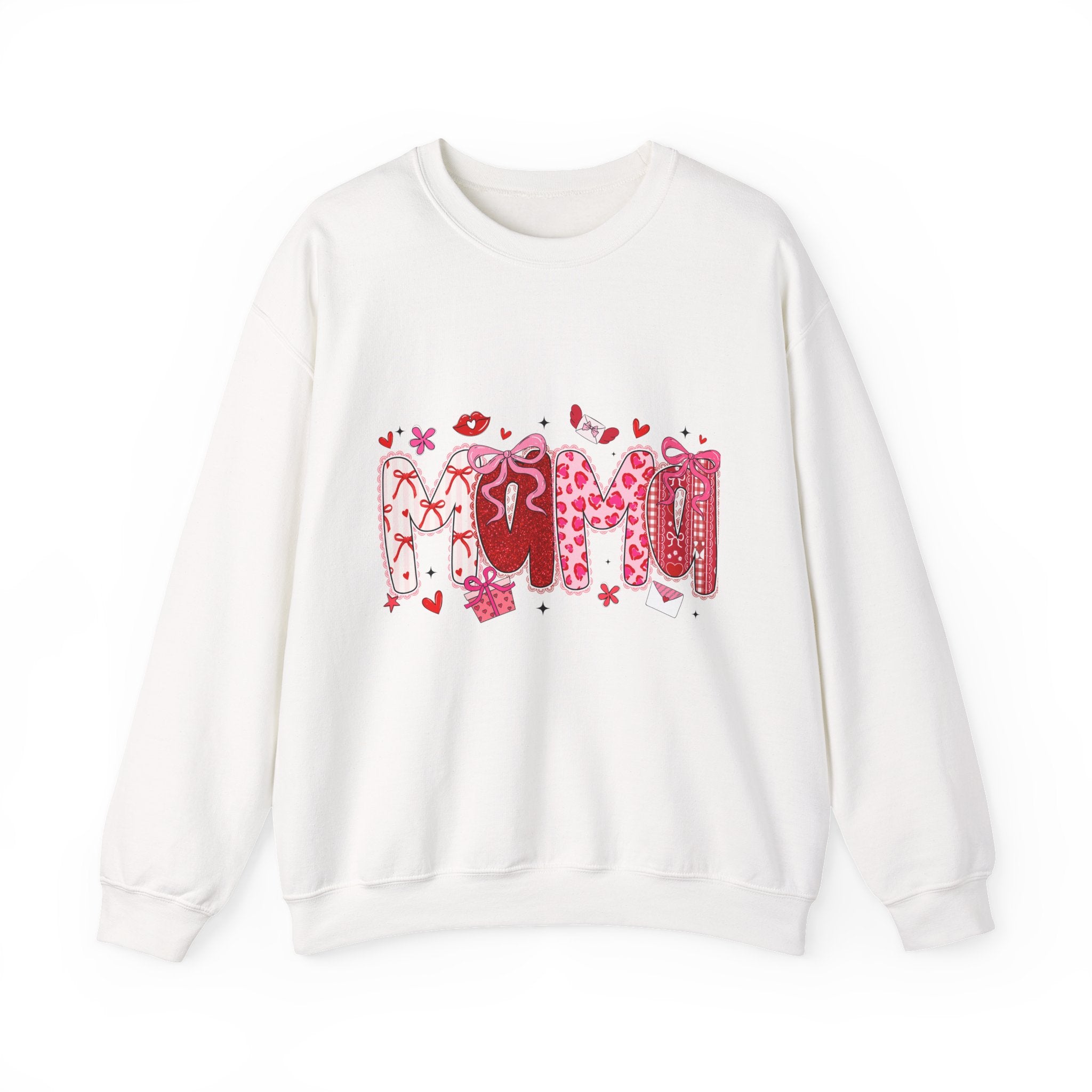 Heart Graphic Sweatshirt - Cute Valentine’s Day